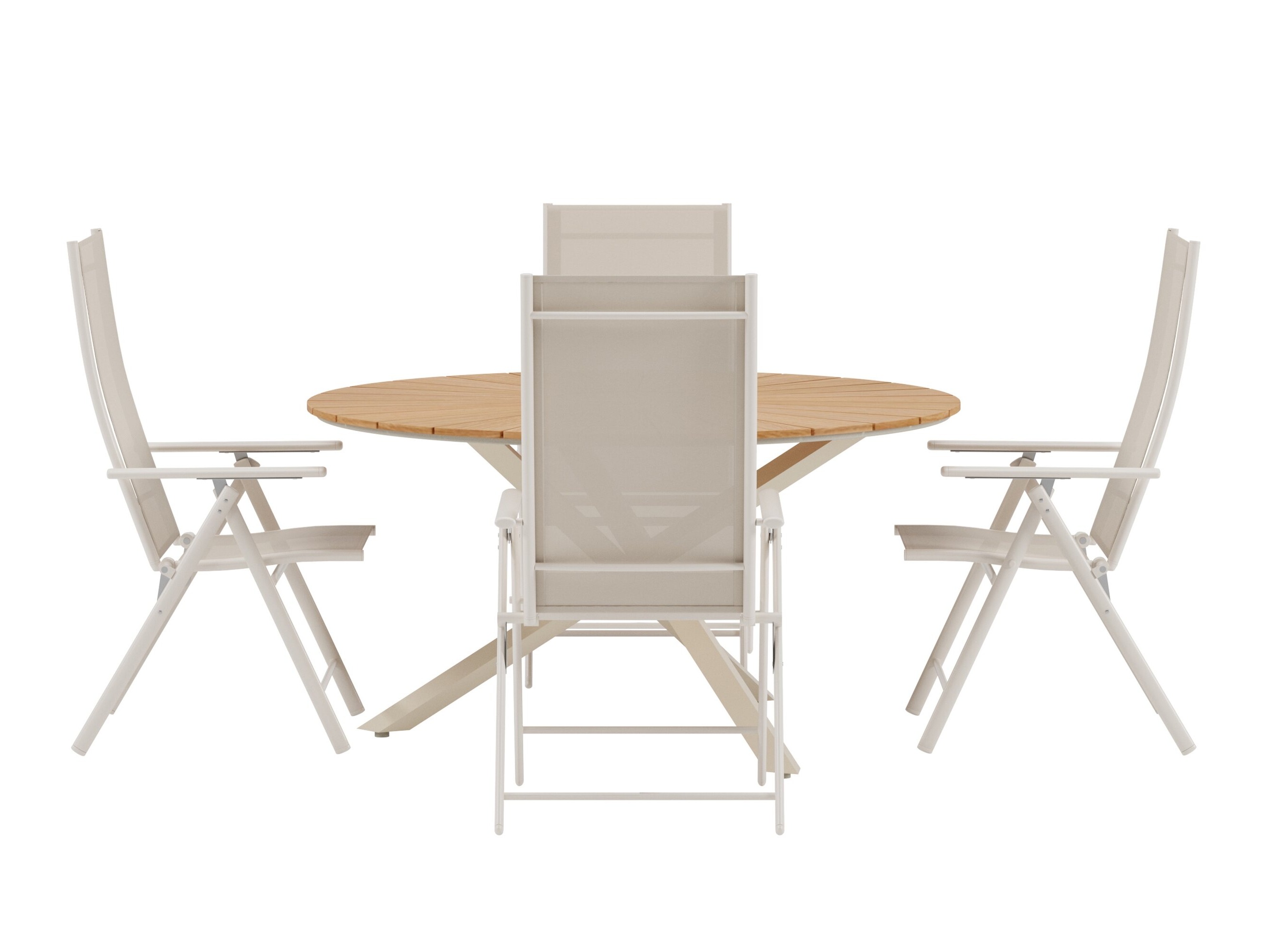 Tafel en stoelen set Dallas 5209