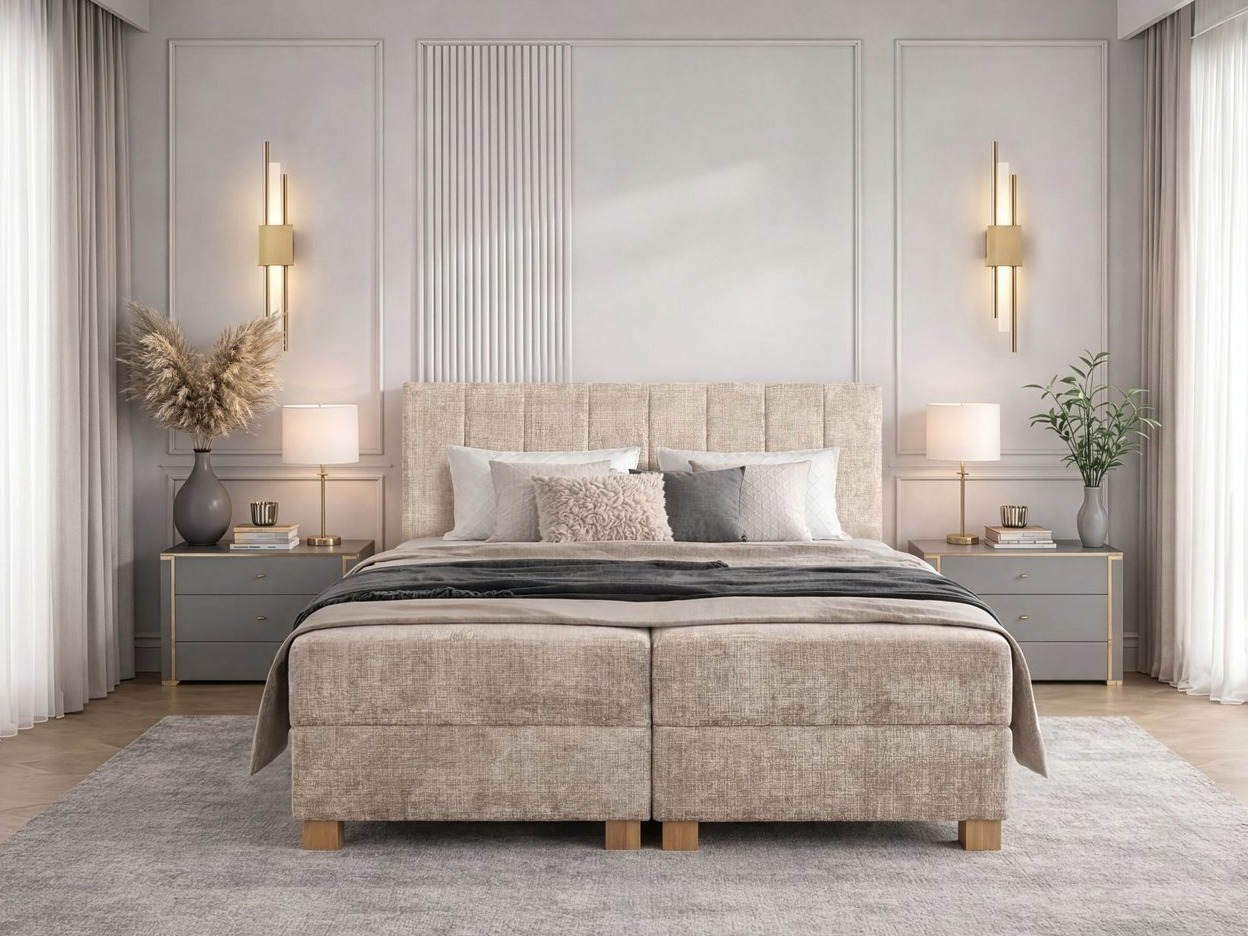 Boxspring Houston 2119 (Beige)