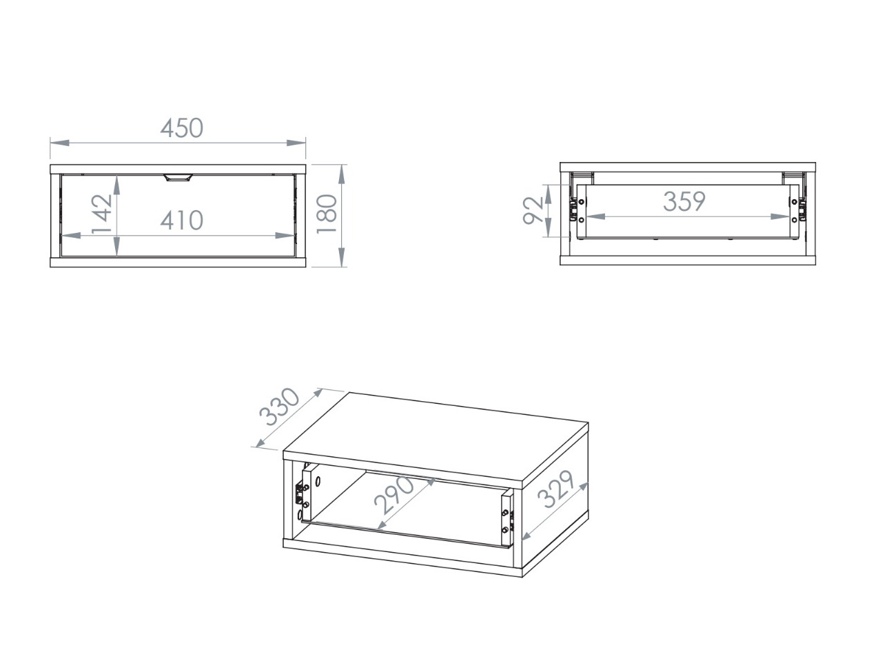 Nachtkastje Morsero 107
