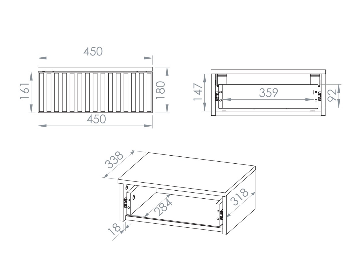 Nachtkastje Marmeli 131