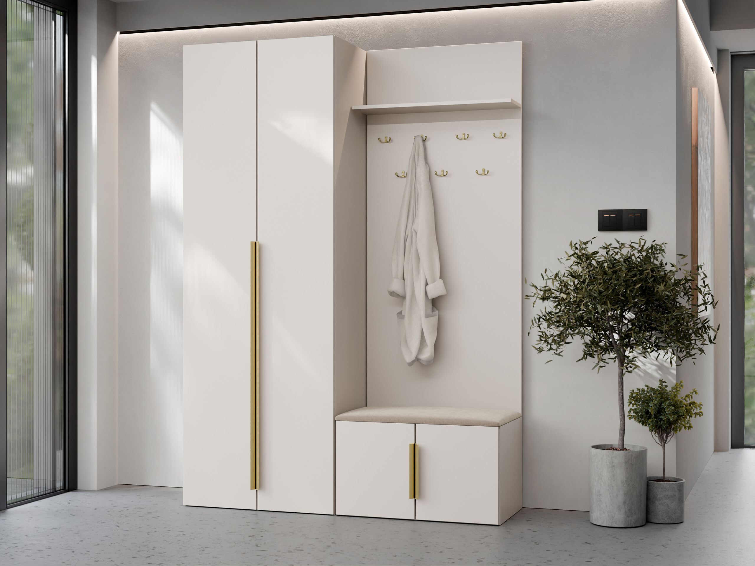 Boekenkast Comfivo Auditor (Beige)