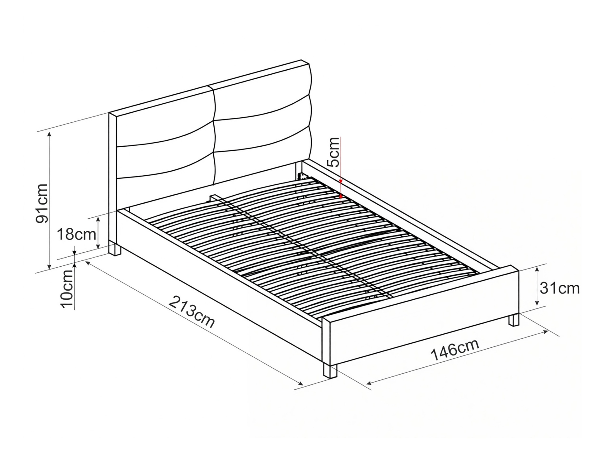 Bed Detroit 199