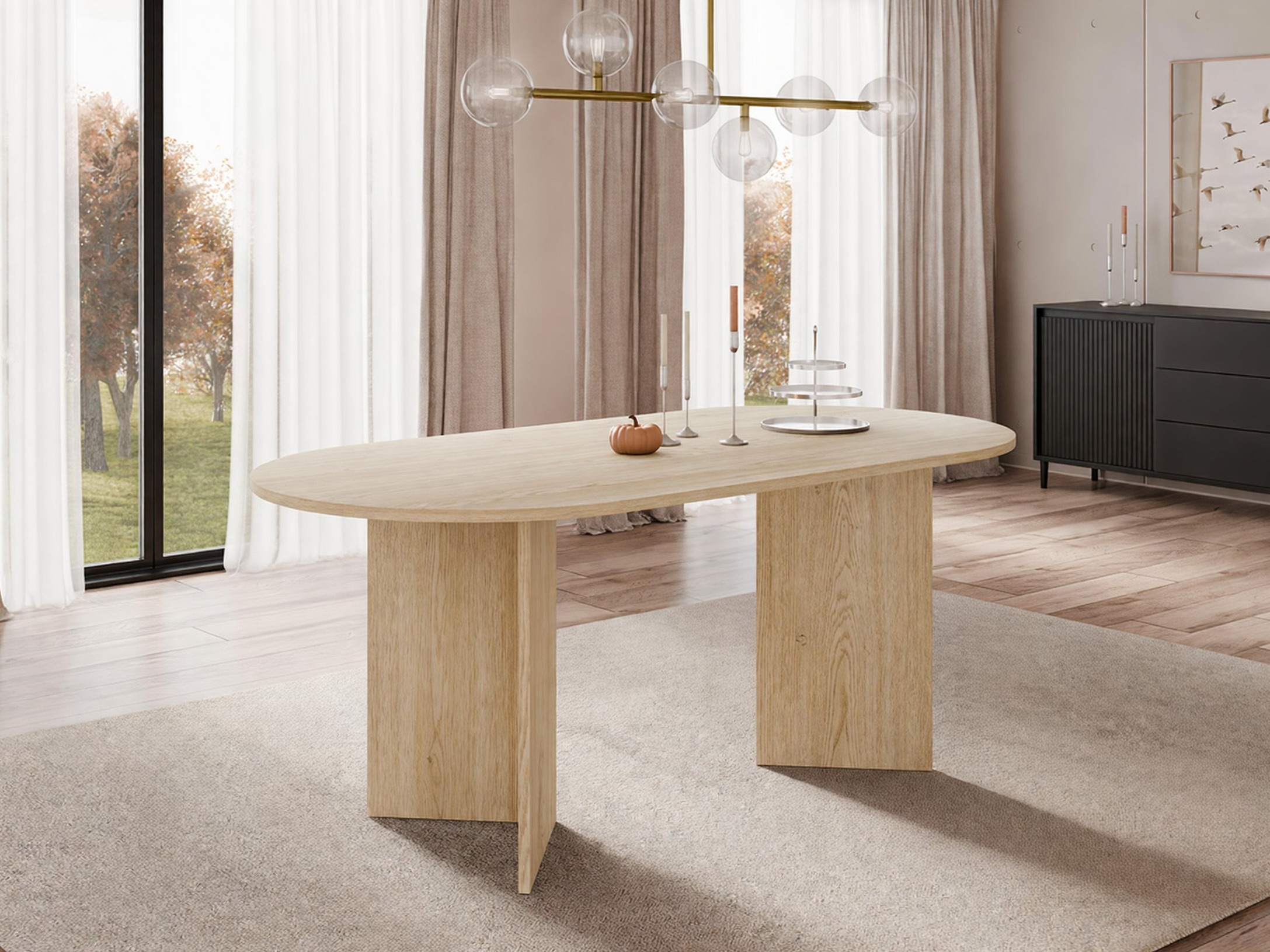 Tafel Comfivo Fungus (Eiken)