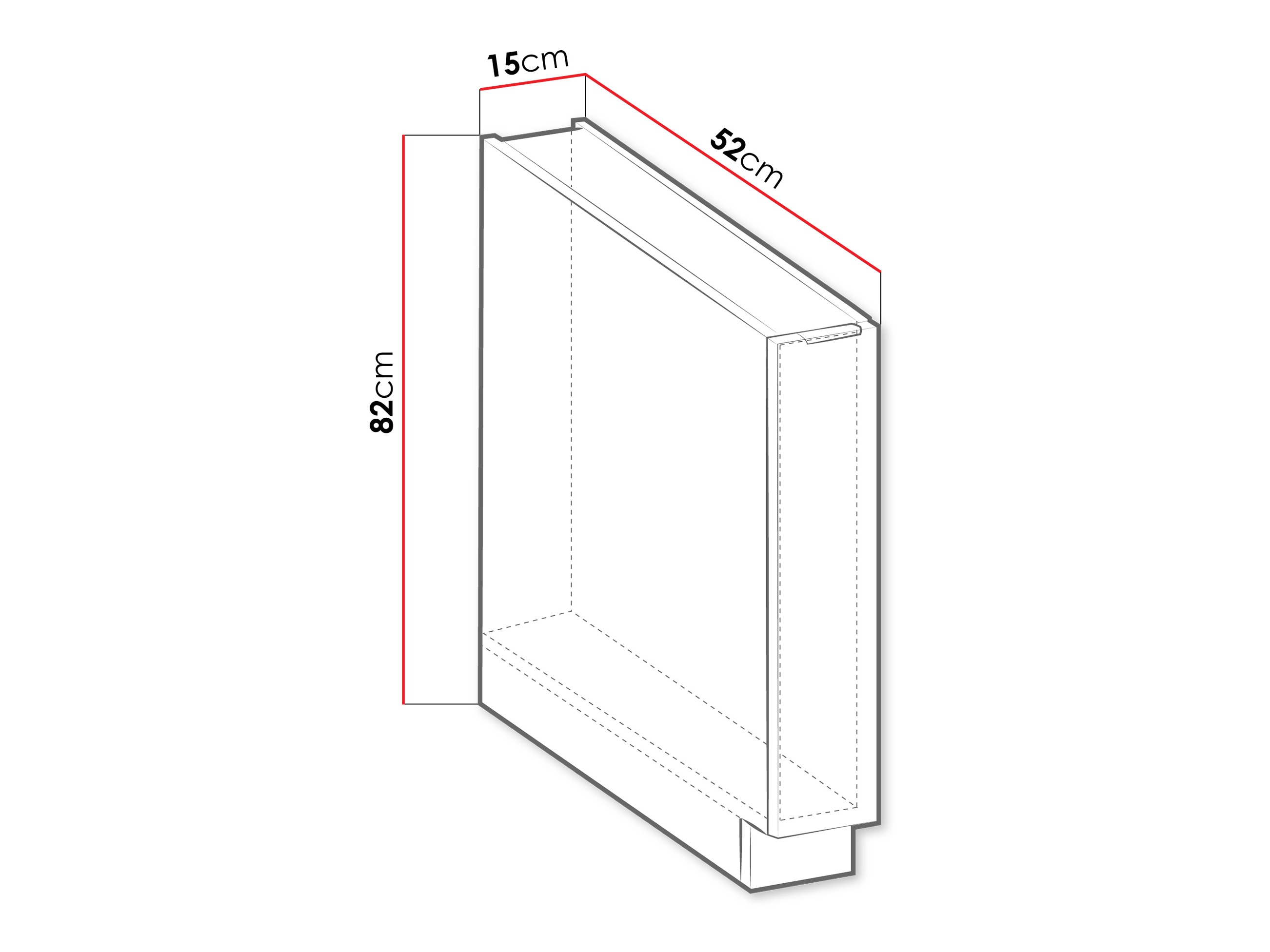 Modulaire kast met uittrekbare mand Sole 101
