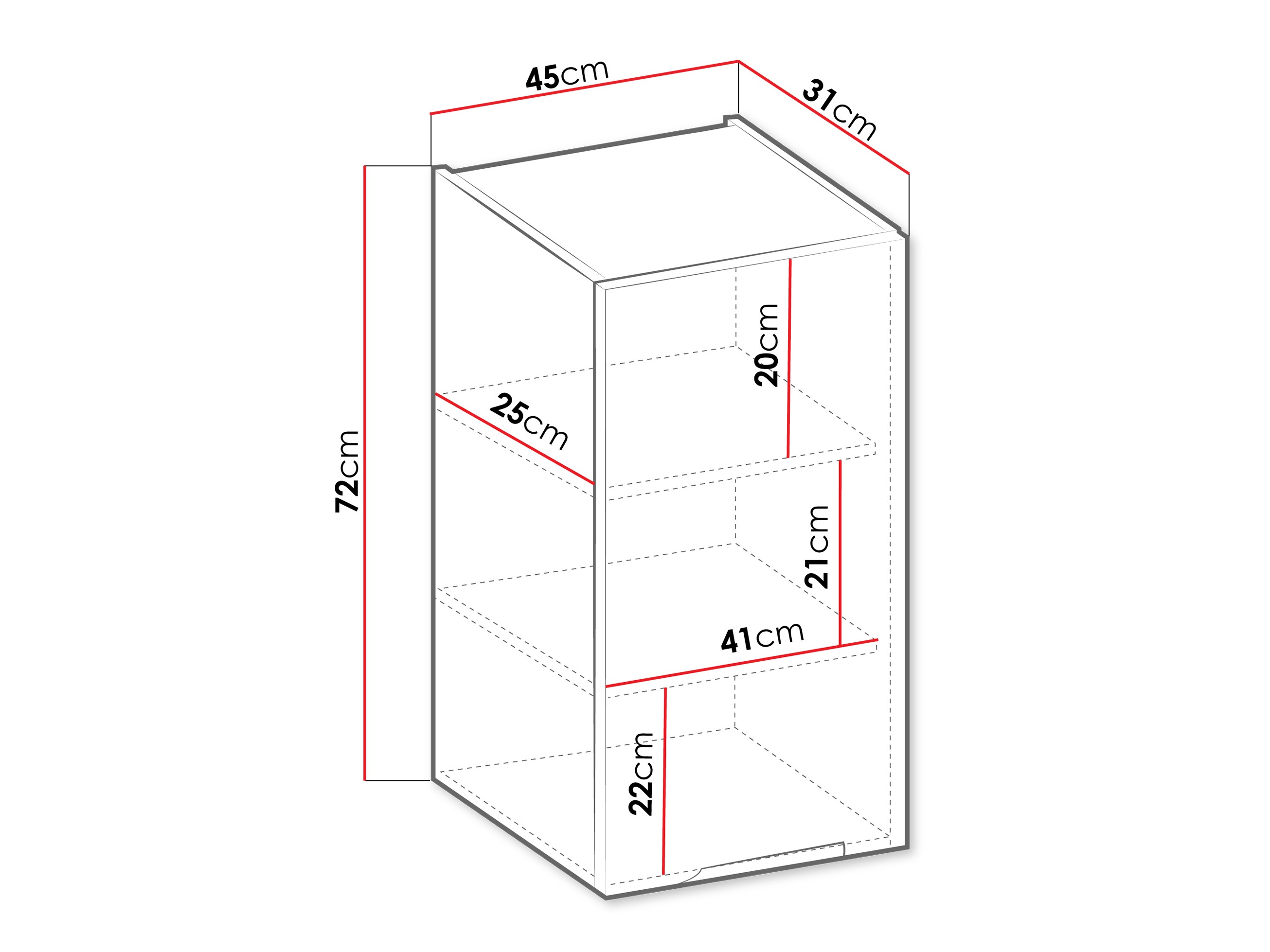 Modulaire wandkast Sole 119