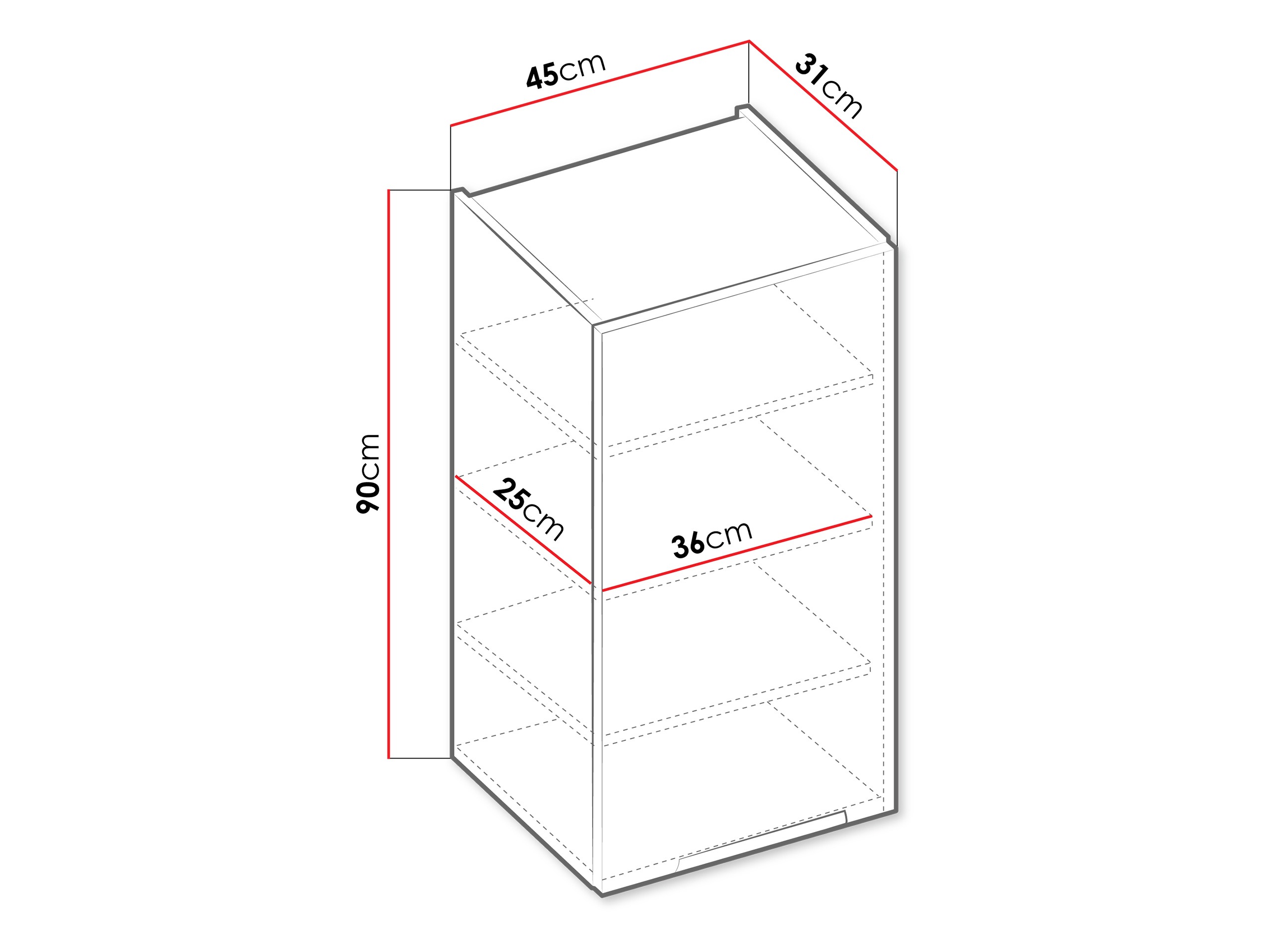Modulaire wandkast Sole 120