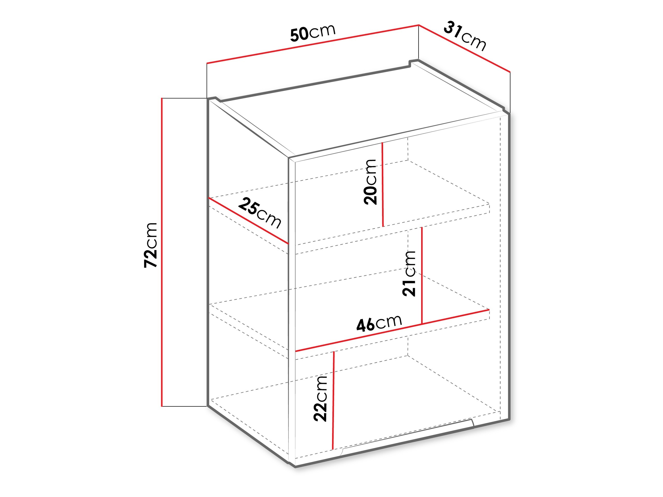 Modulaire wandkast Sole 122