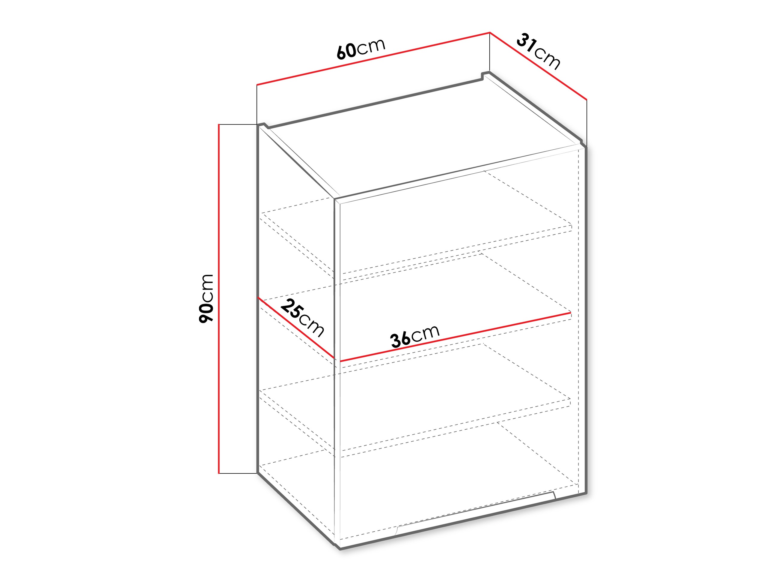 Modulaire wandkast Sole 137