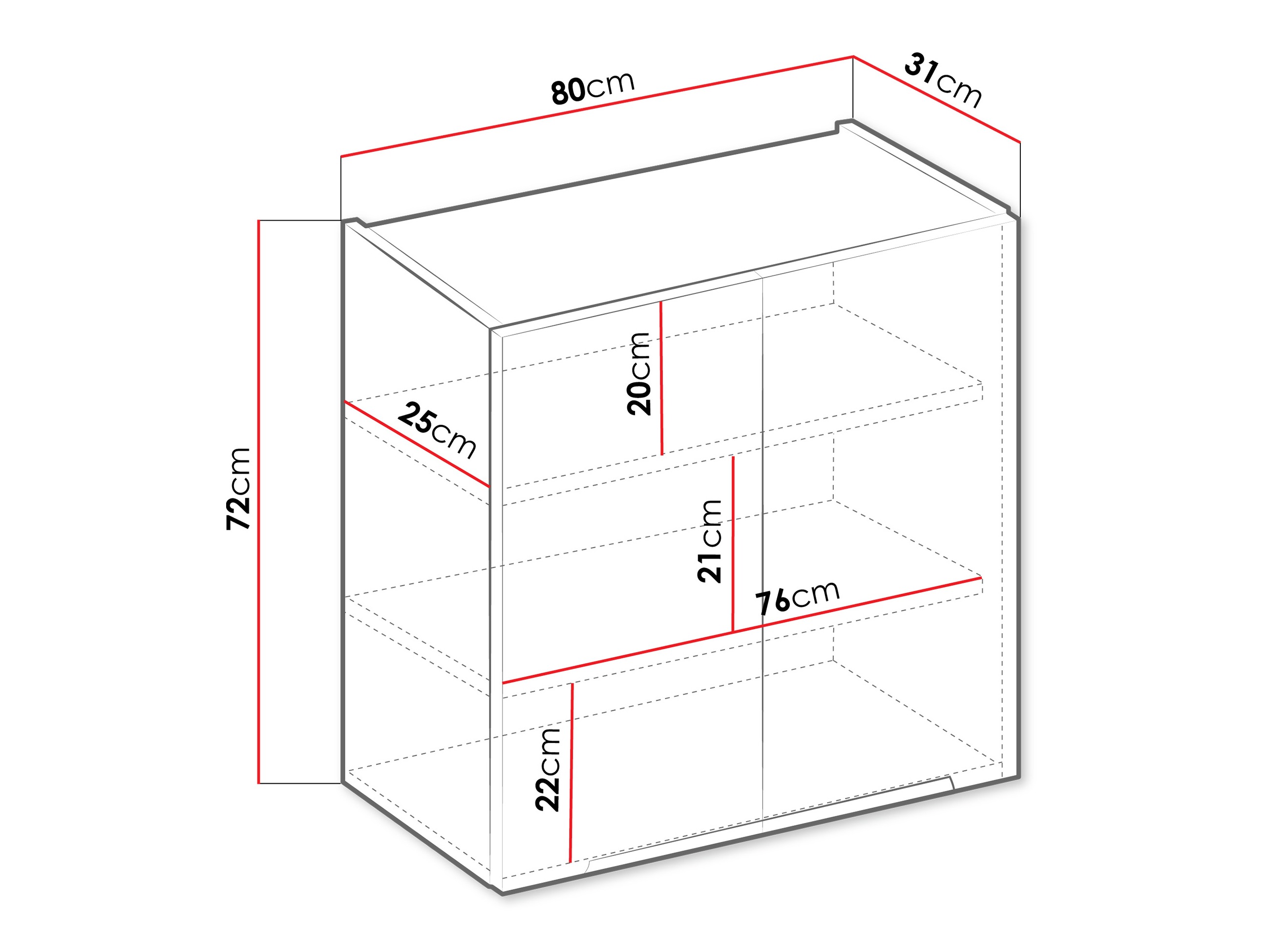 Modulaire wandkast Sole 148