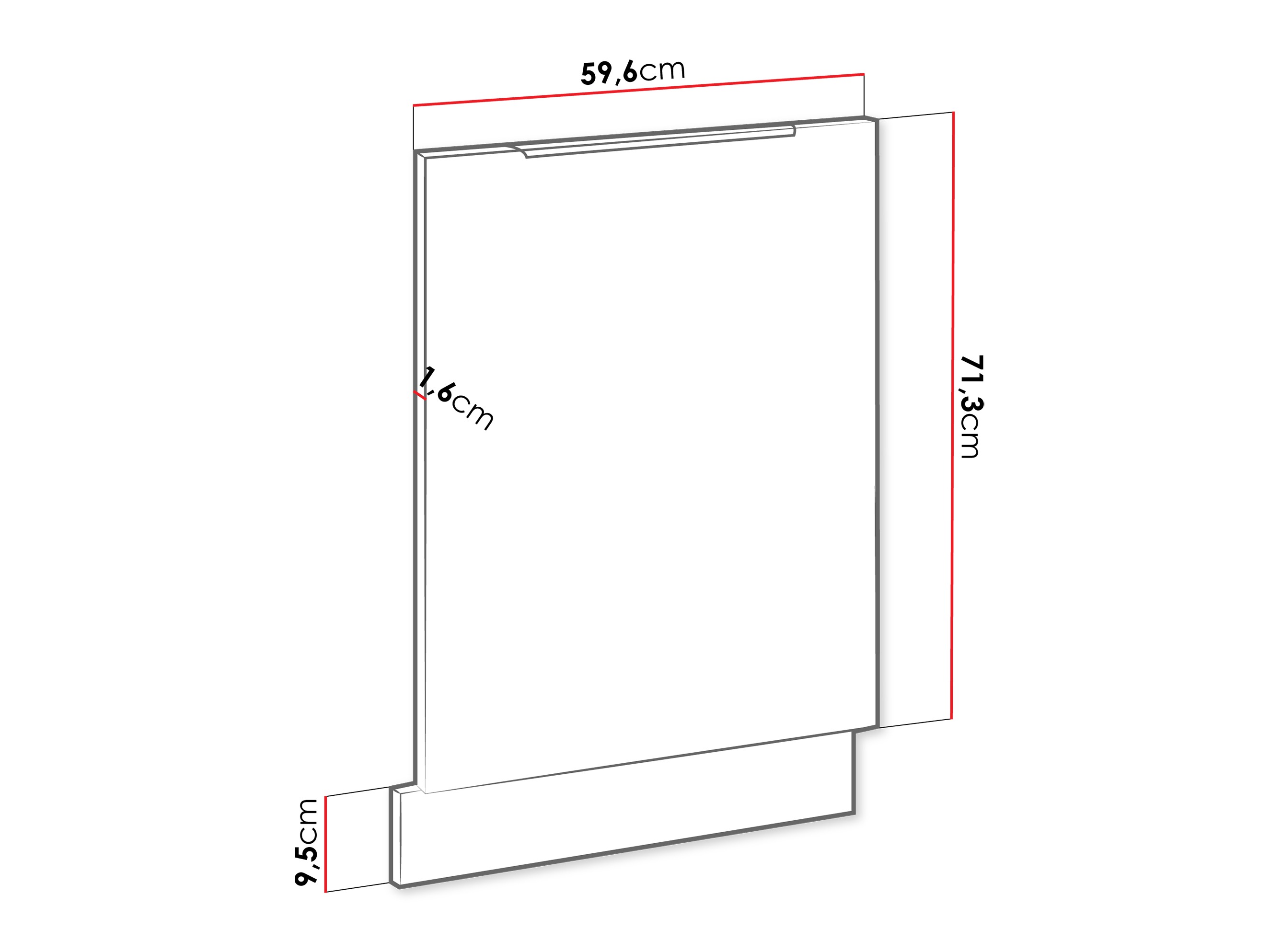 Vaatwasser deur Sole 157