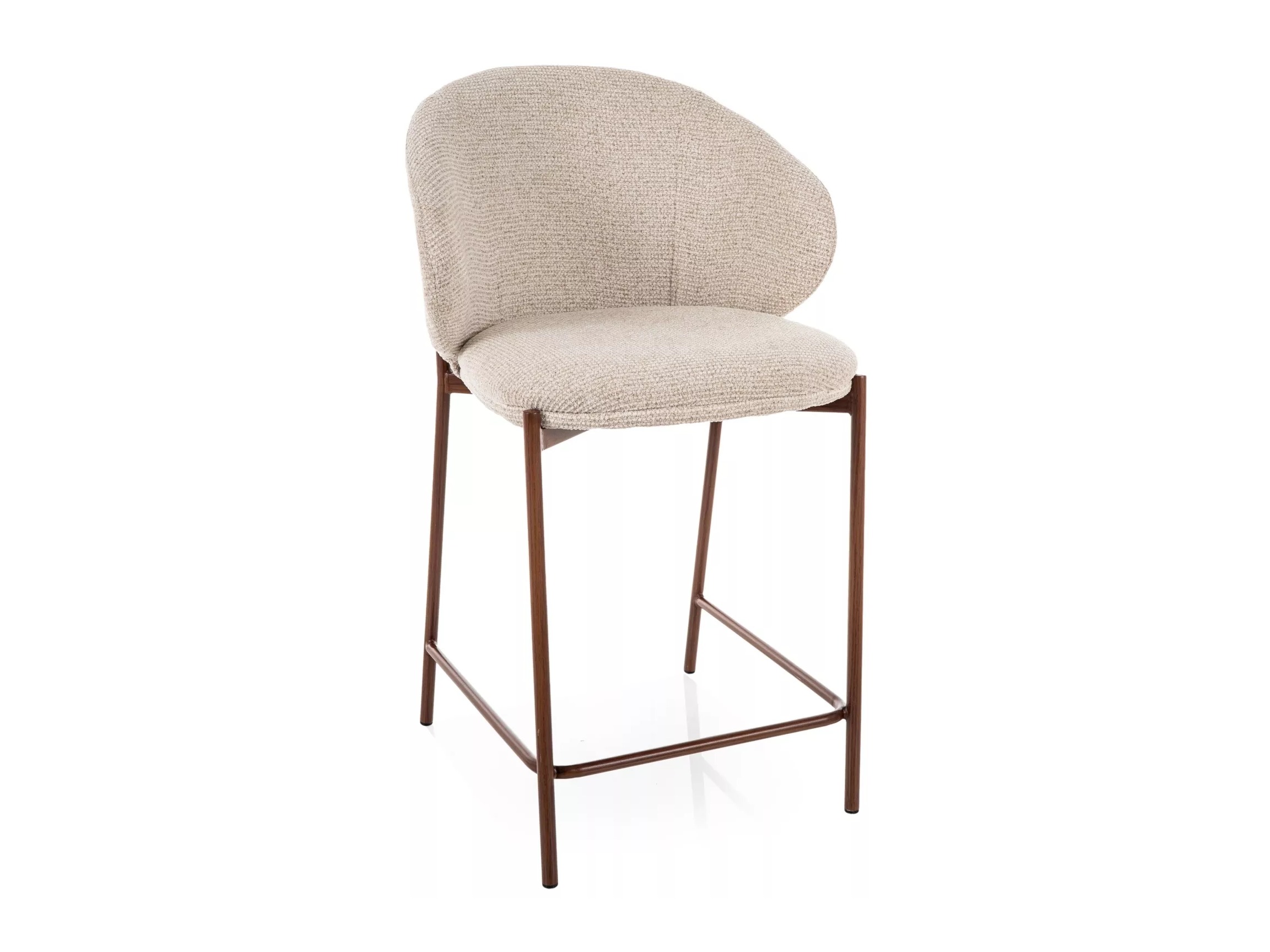 Counterstoel Detroit 947 (Licht beige + Notenhout)