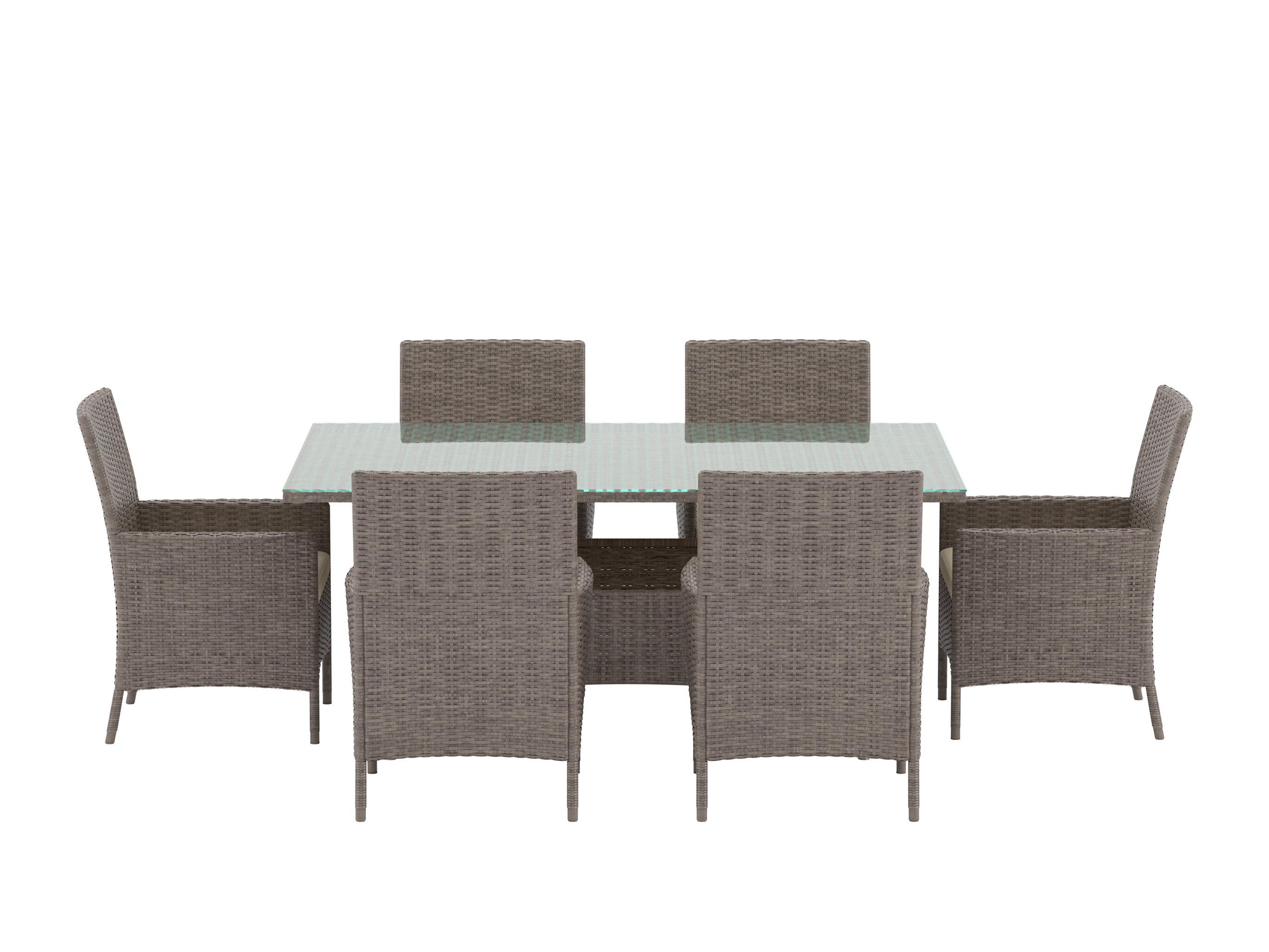 Tafel en stoelen set Dallas 5243