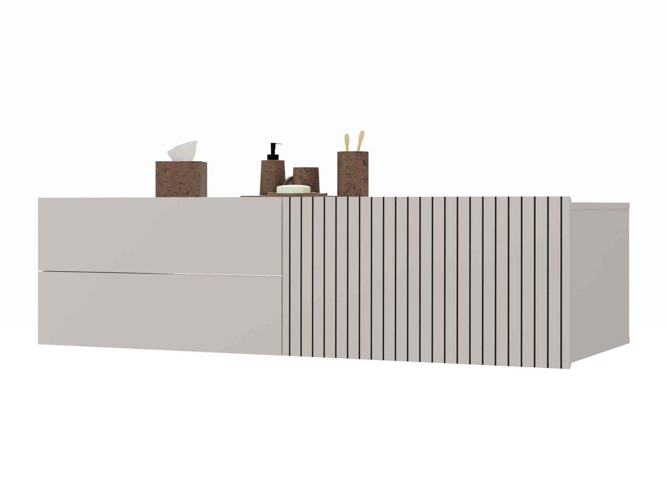 Hangend badkamermeubel voor wastafel Mandeville 363 (Kasjmier)
