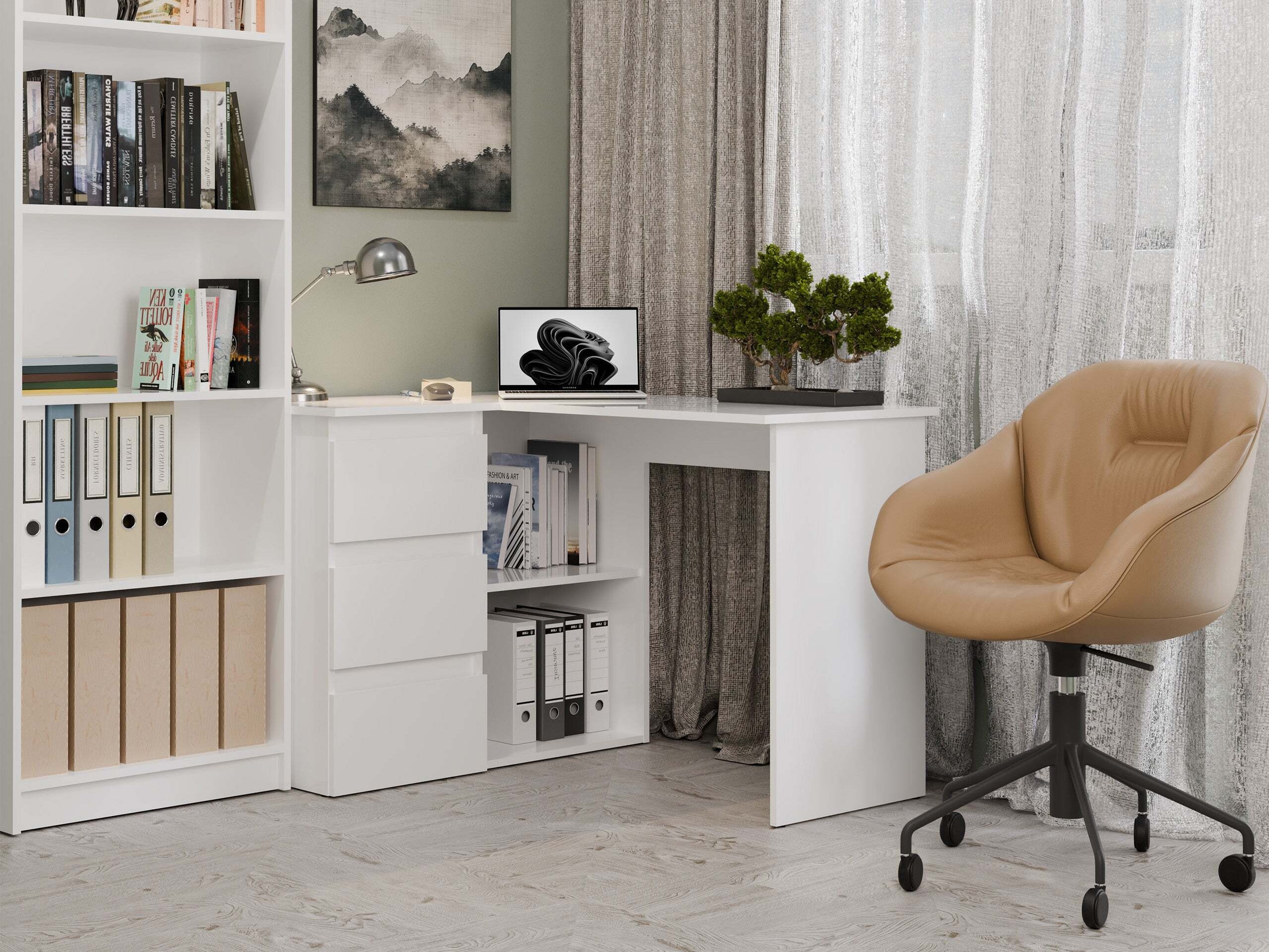 Hoekbureau Mandeville 365 (Wit)