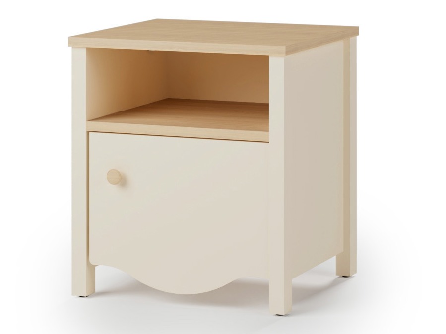 Nachtkastje Velferi 117 (Beige + Eiken)