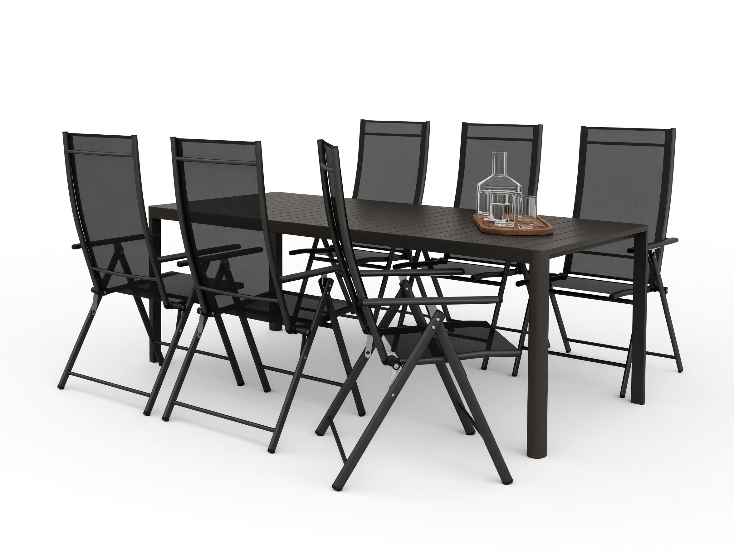 Tafel en stoelen set Dallas 5252