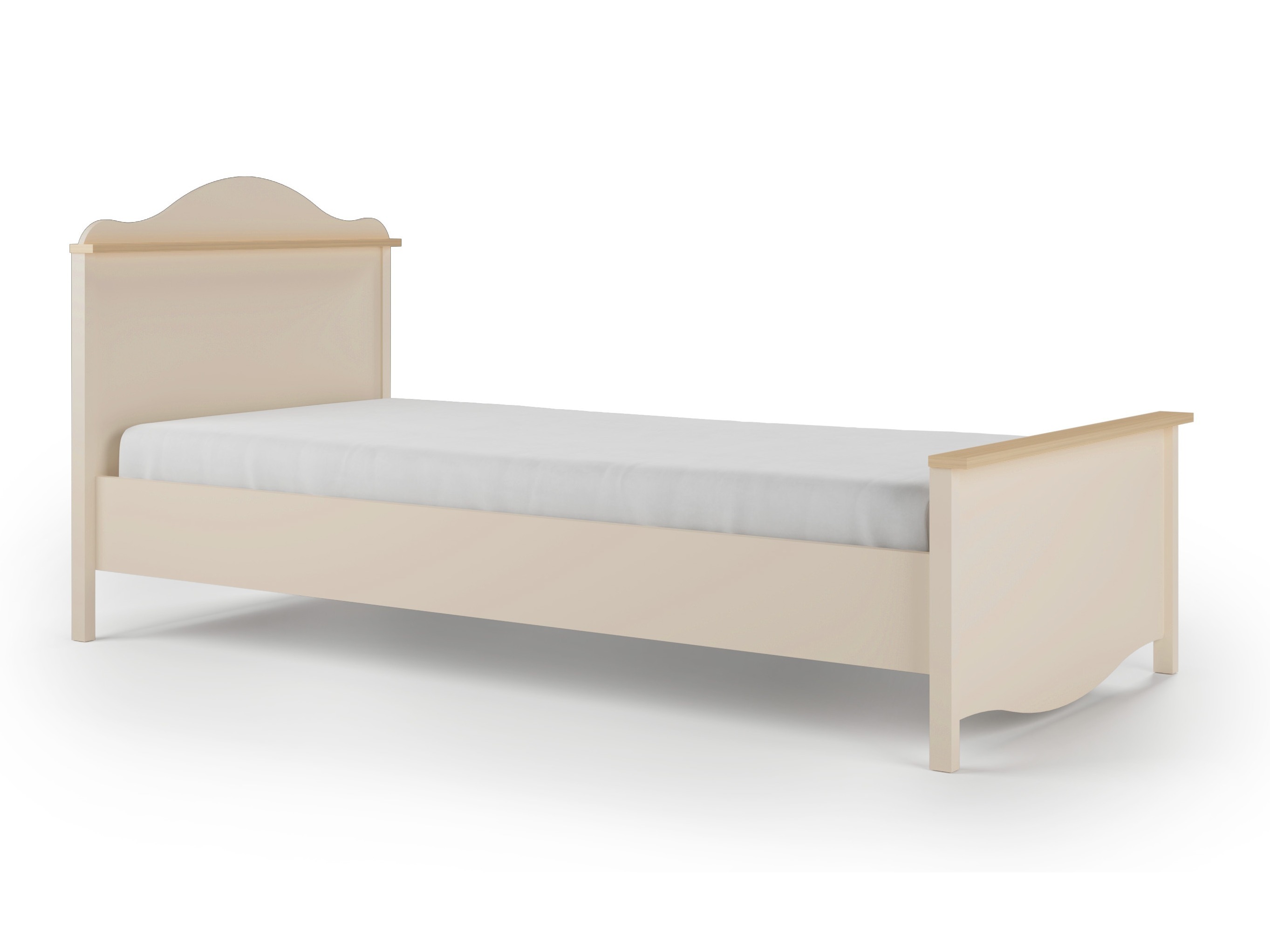 Bed Velferi 118 (Beige + Eiken)