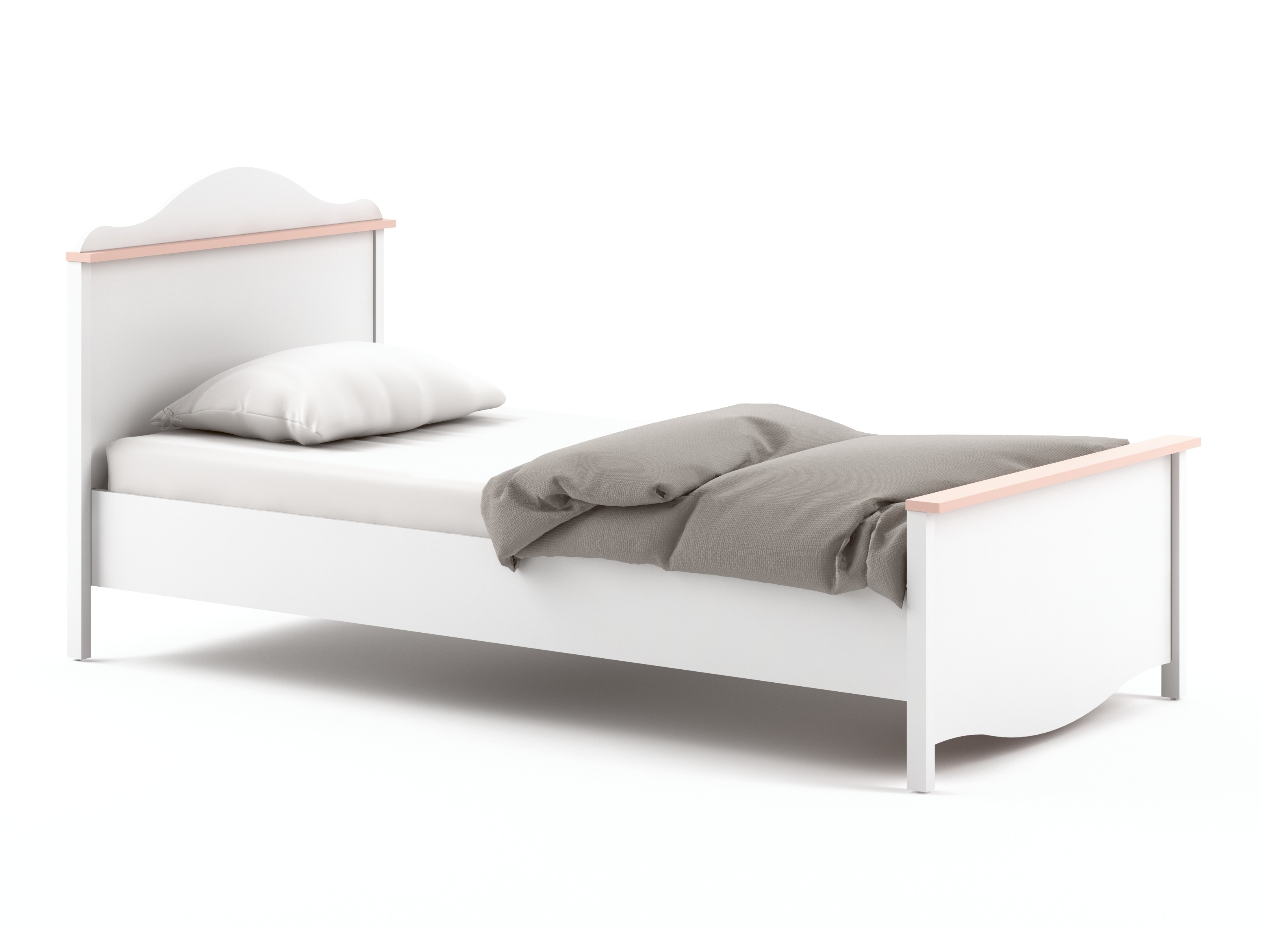 Bed Velferi 118 (Wit + Roze)