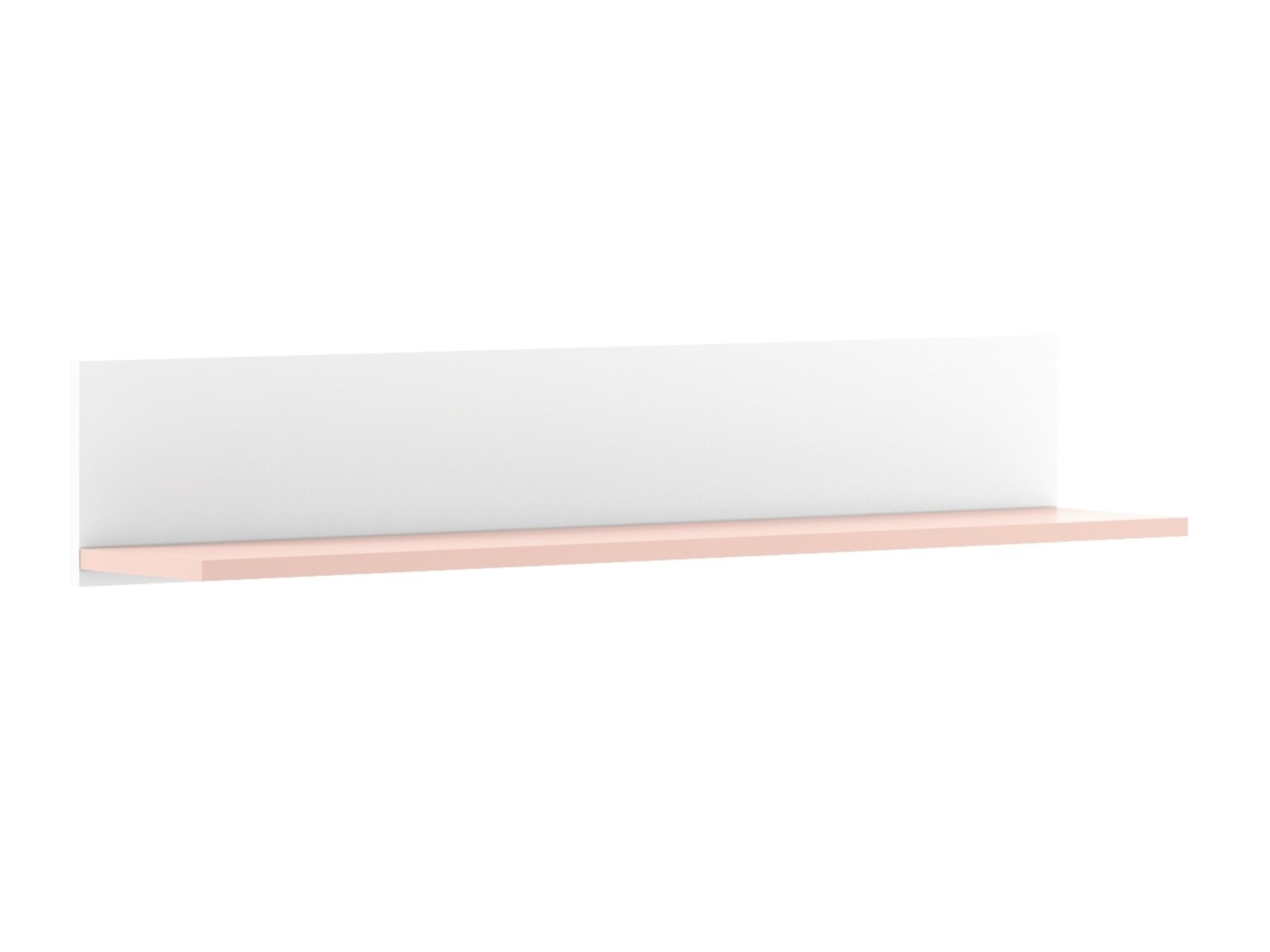 Wandplank Velferi 122 (Wit + Roze)