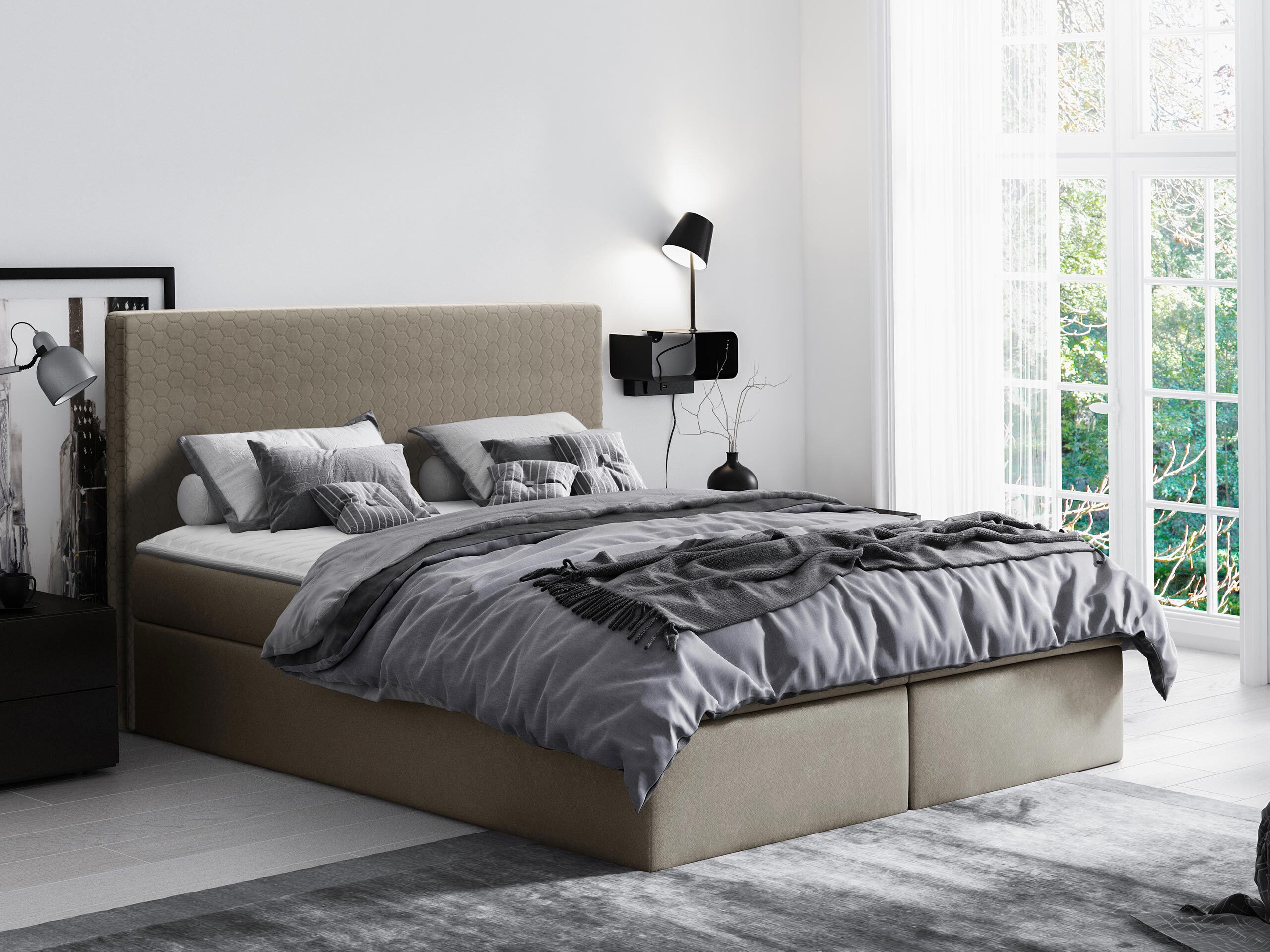 Boxspring Nix (Velluto 3)