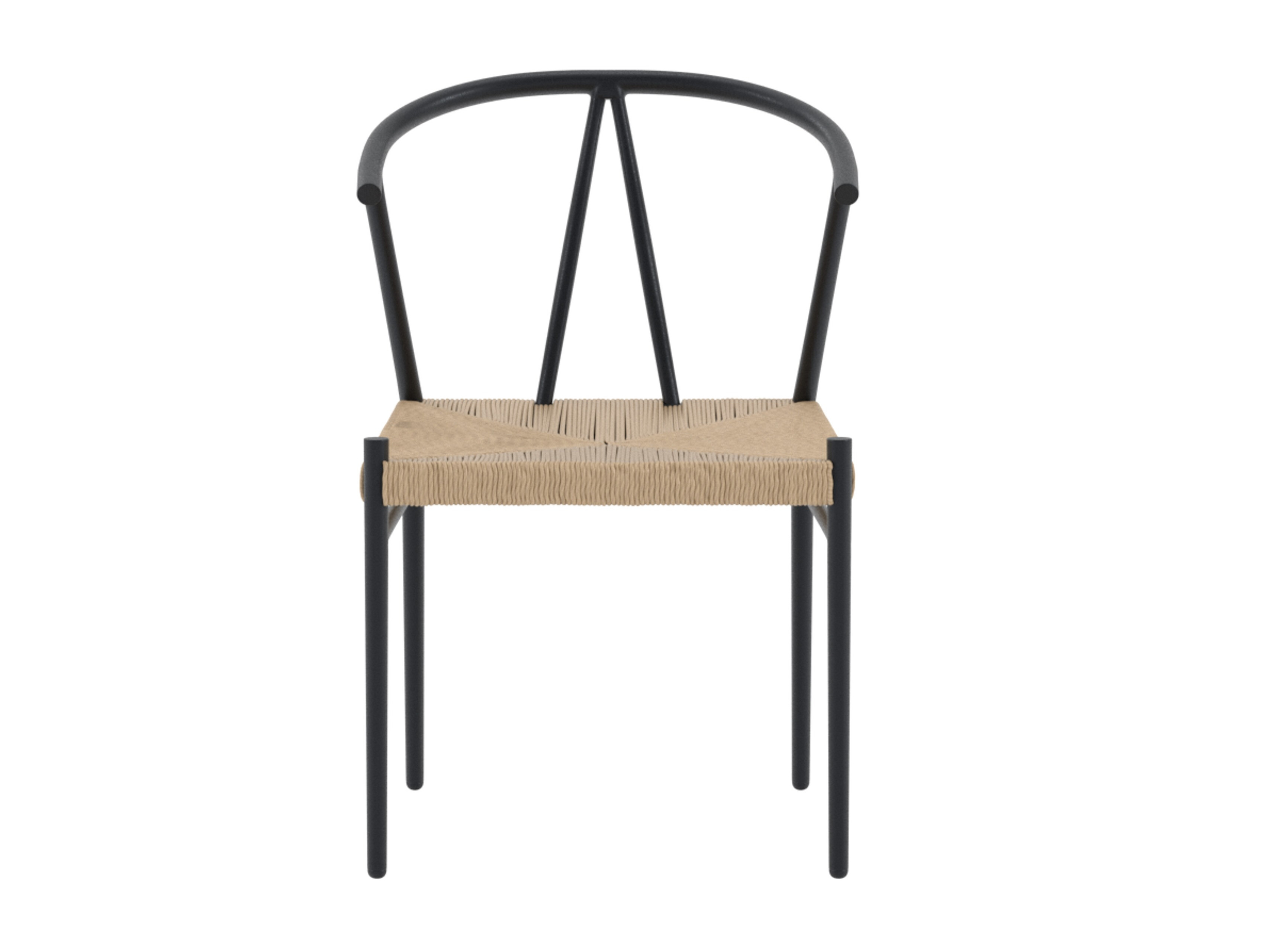 Buitenstoel Dallas 5249 (Zwart + Beige)