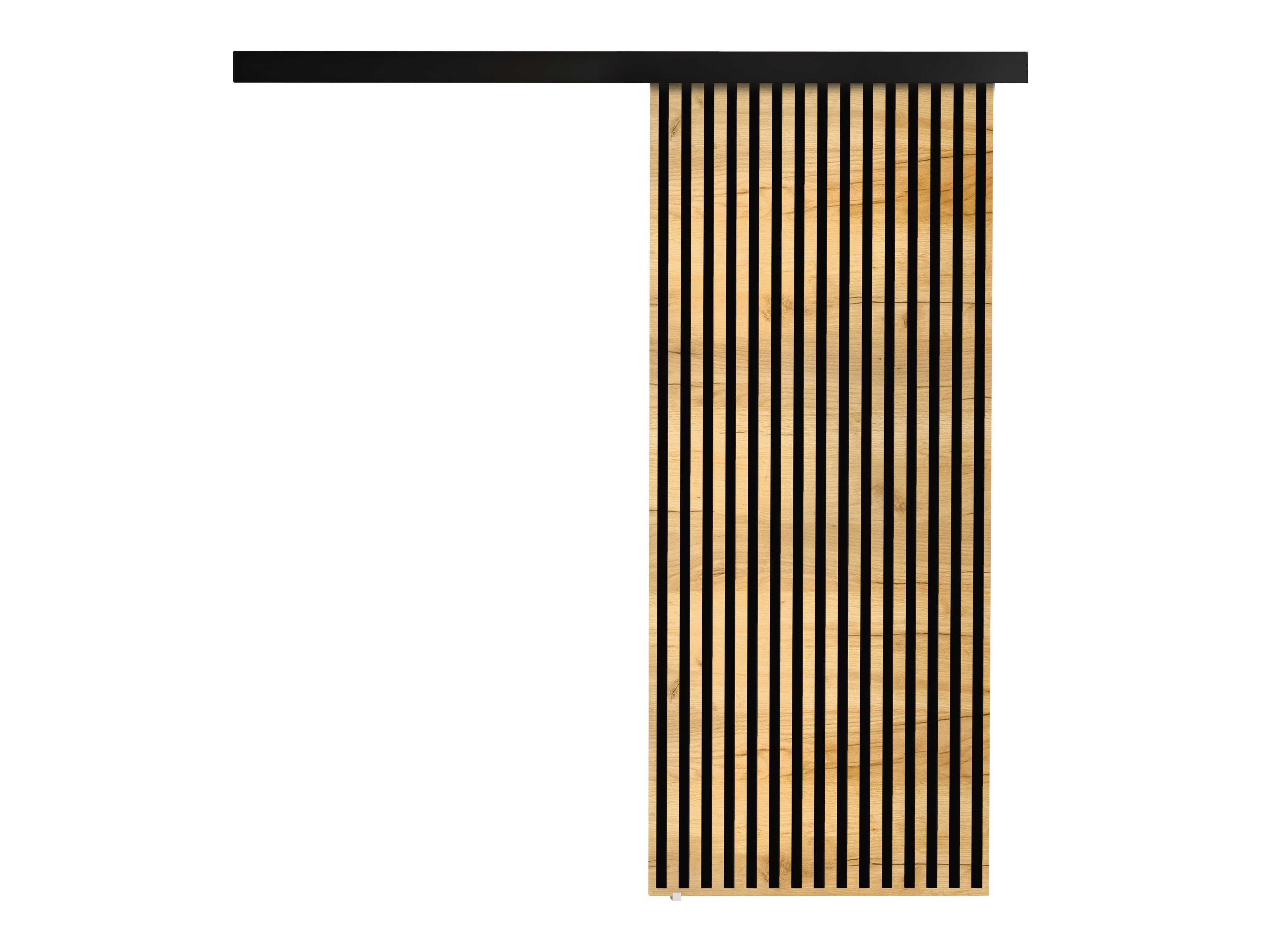 Schuifdeur Dover 202 (Ambachtelijke gouden eik + Zwart)
