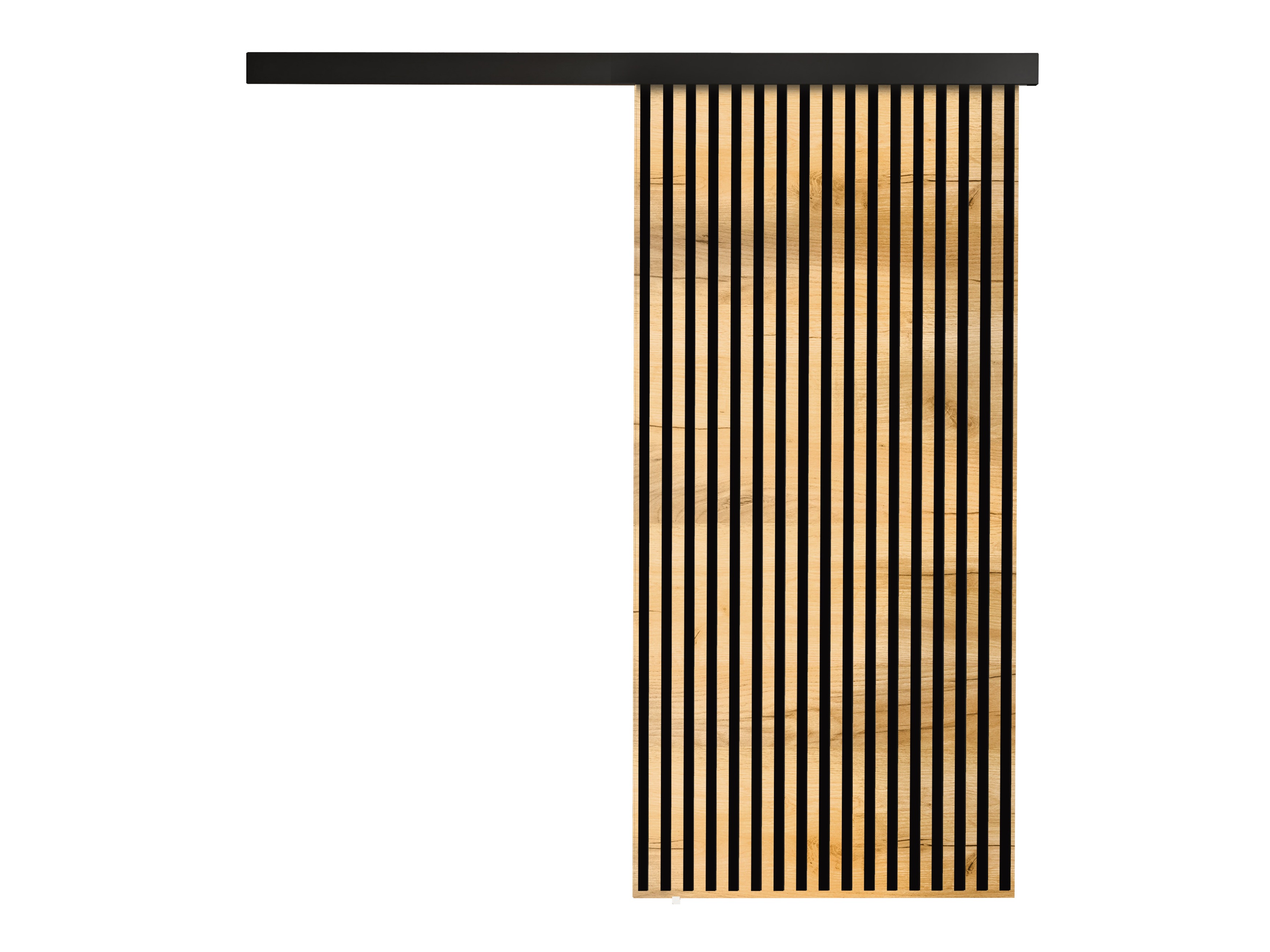 Schuifdeur Dover 203 (Ambachtelijke gouden eik + Zwart)