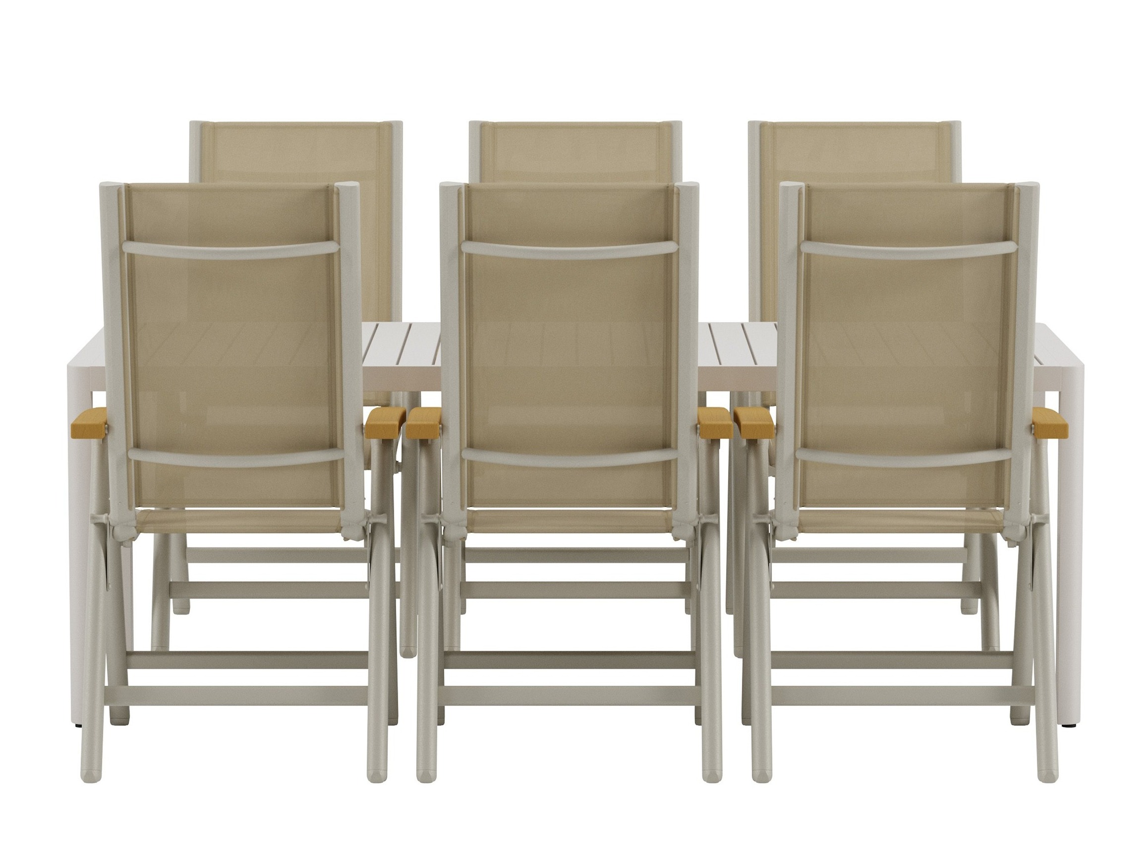 Tafel en stoelen set Dallas 5258
