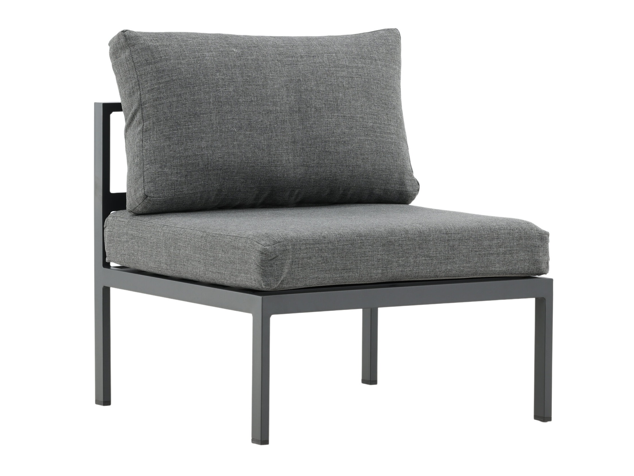 Fauteuil voor buiten Camorlo 100 (Grijs + Zwart)