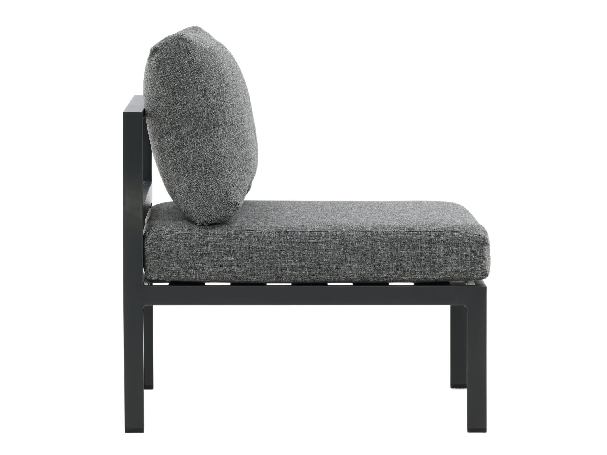 Fauteuil voor buiten Camorlo 100 (Grijs + Zwart)