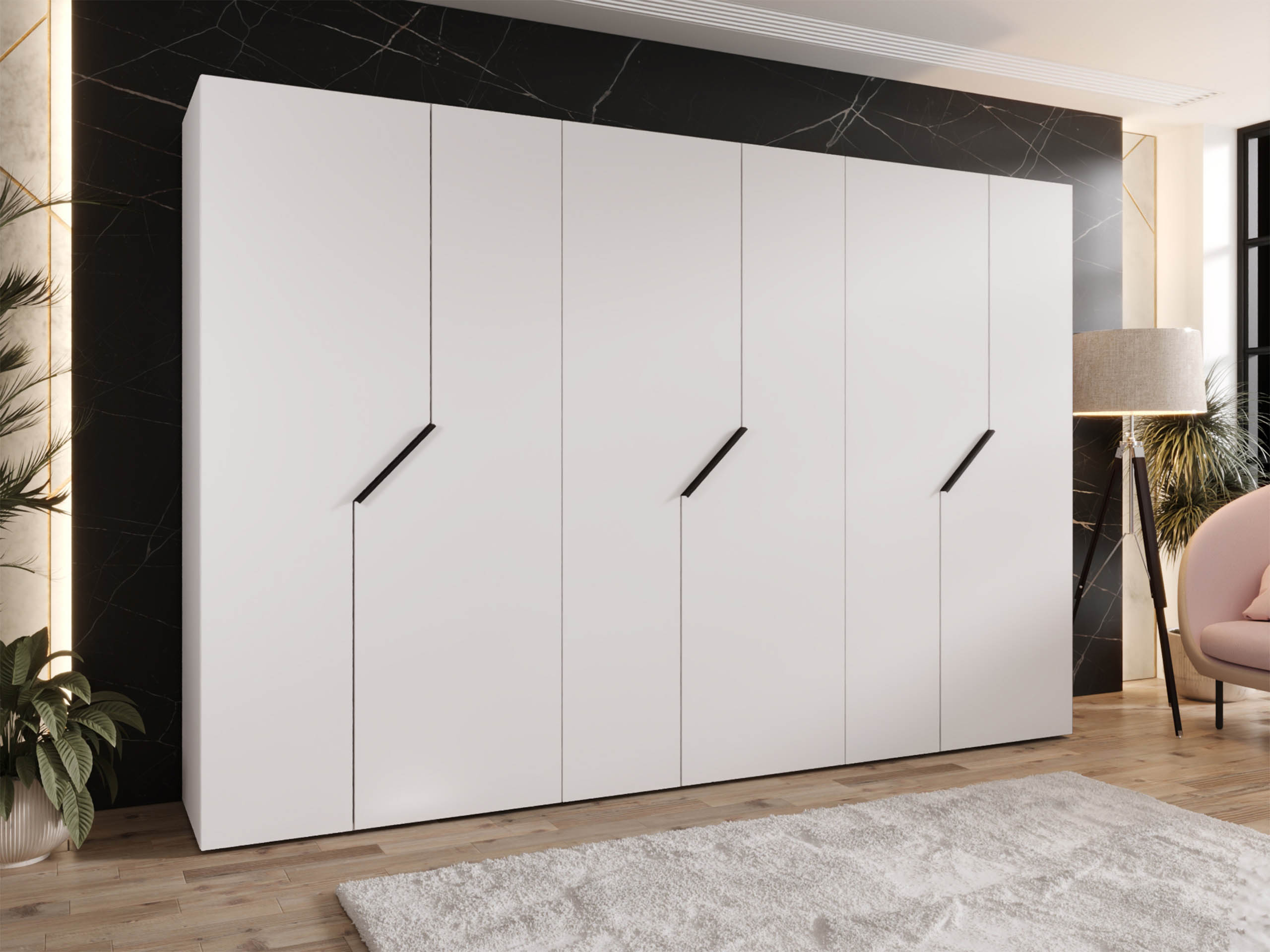 Kledingkast Hartford 596 (Wit)