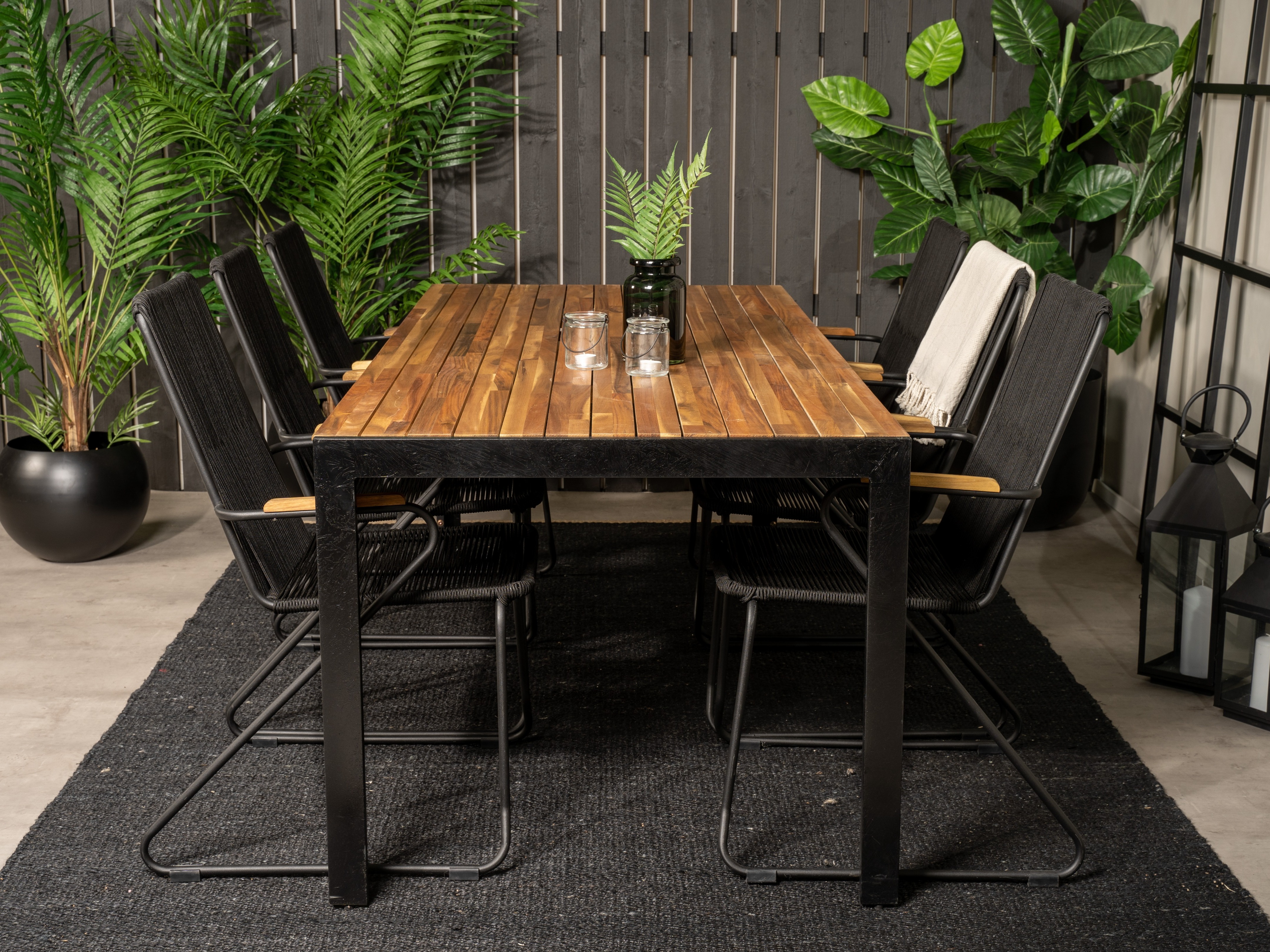 Tafel en stoelen set Dallas 5270