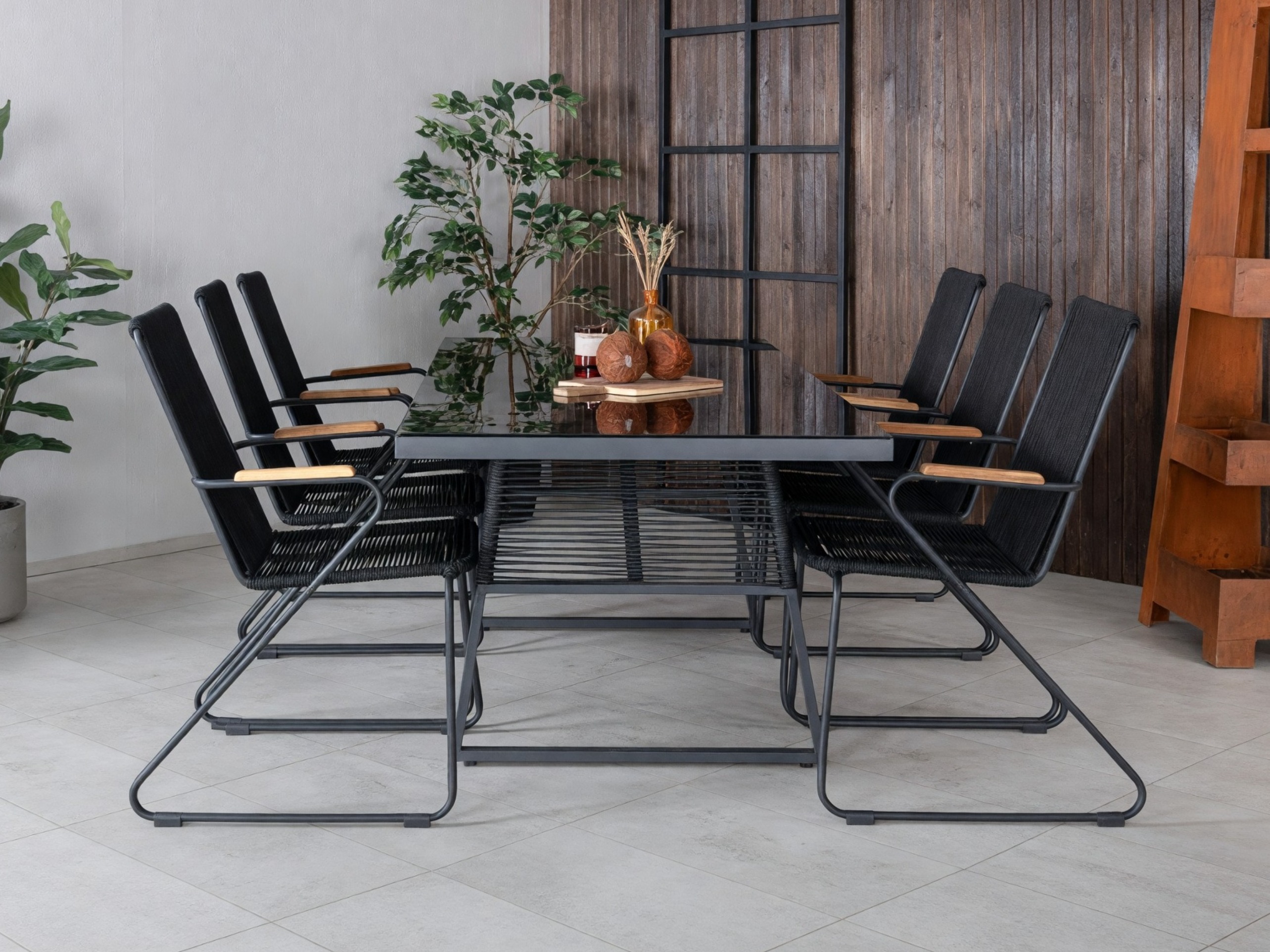 Tafel en stoelen set Dallas 5271