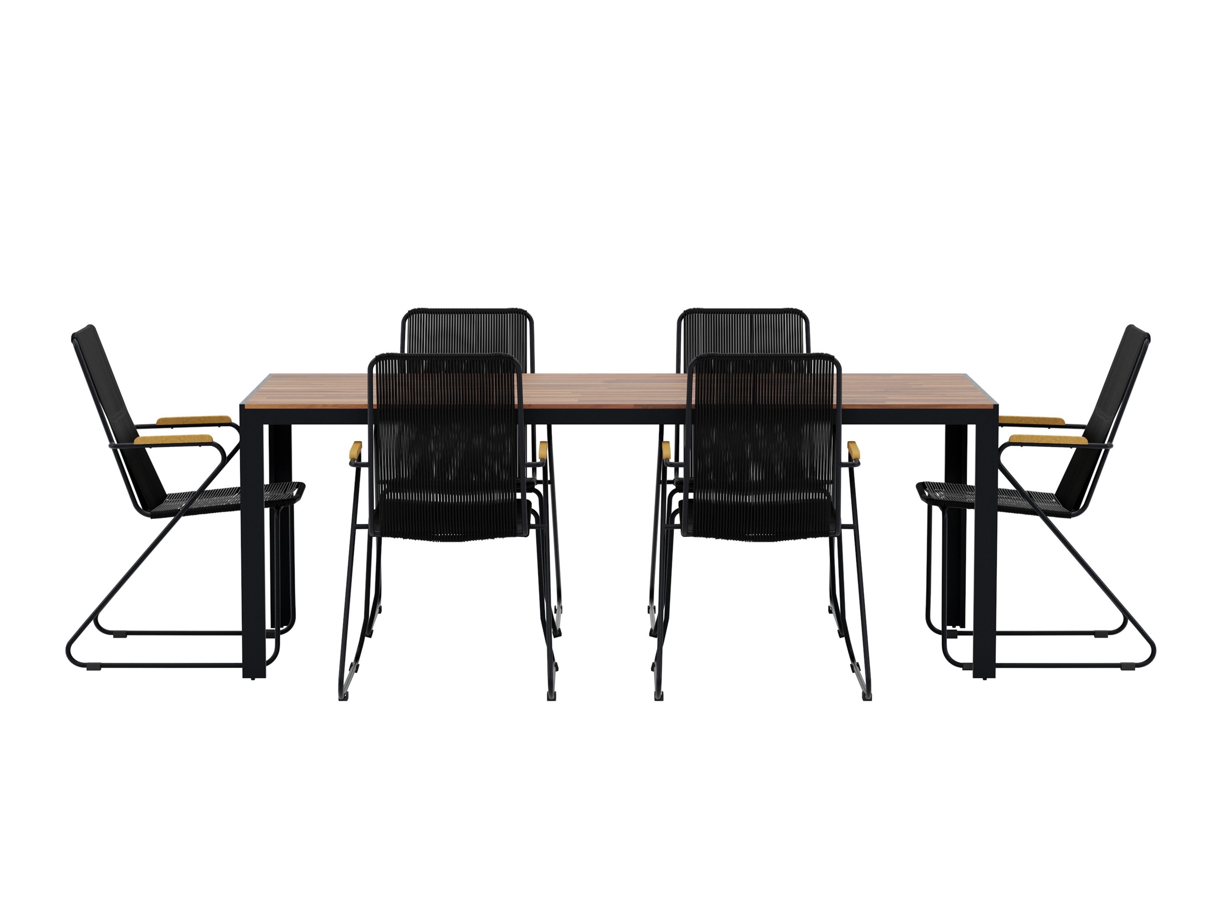 Tafel en stoelen set Dallas 5273