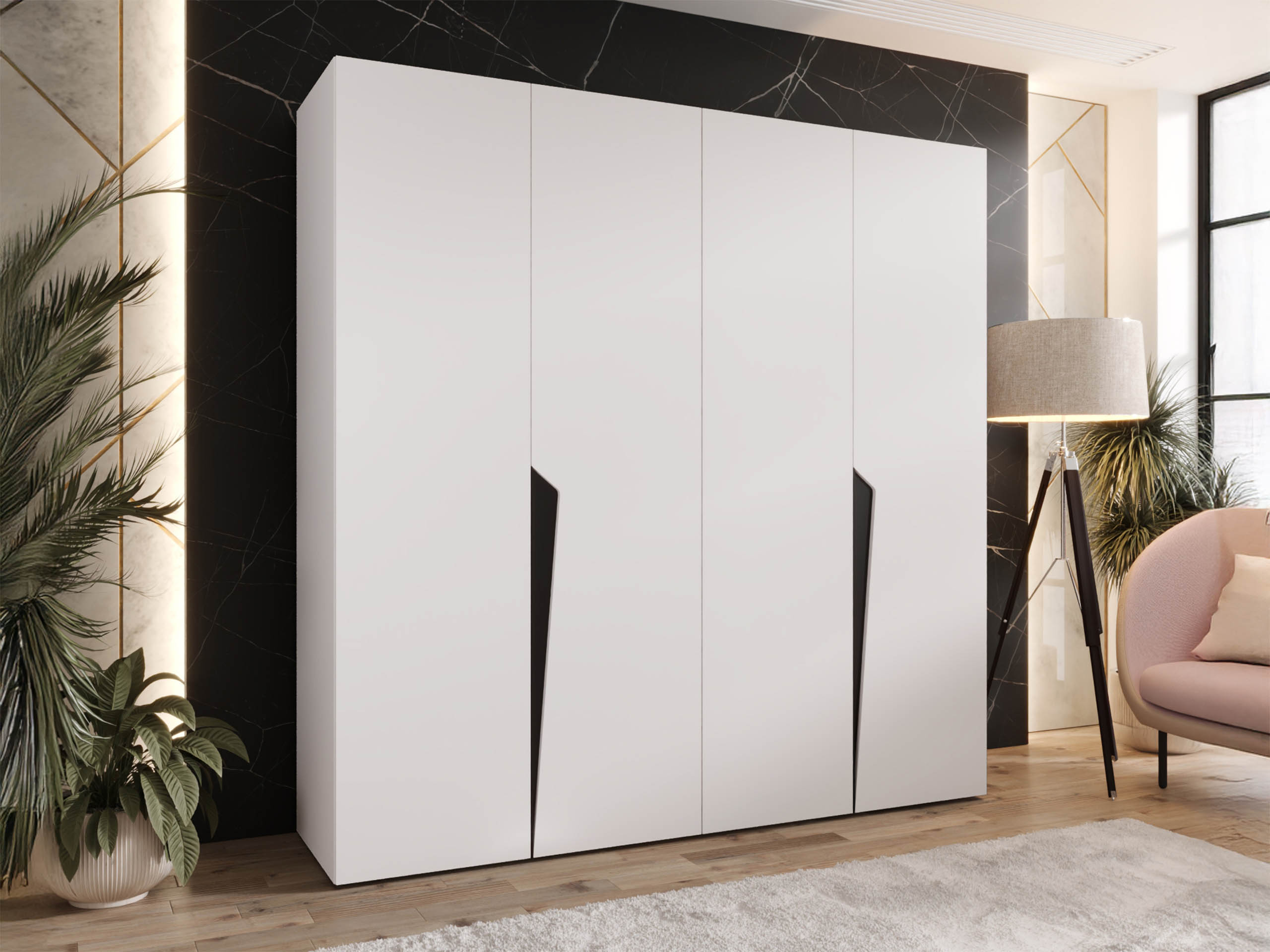 Kledingkast Hartford 605 (Wit)