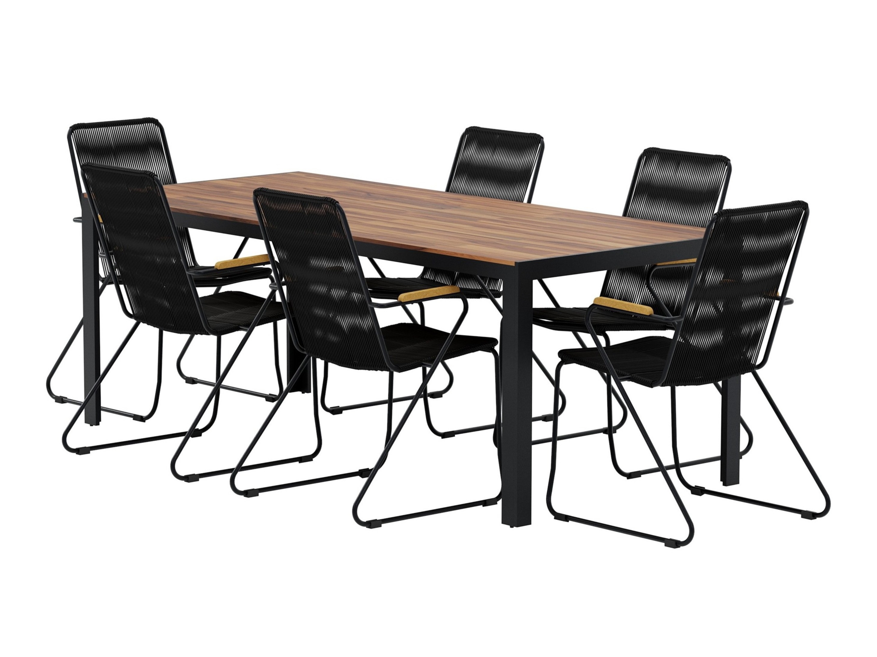 Tafel en stoelen set Dallas 5273