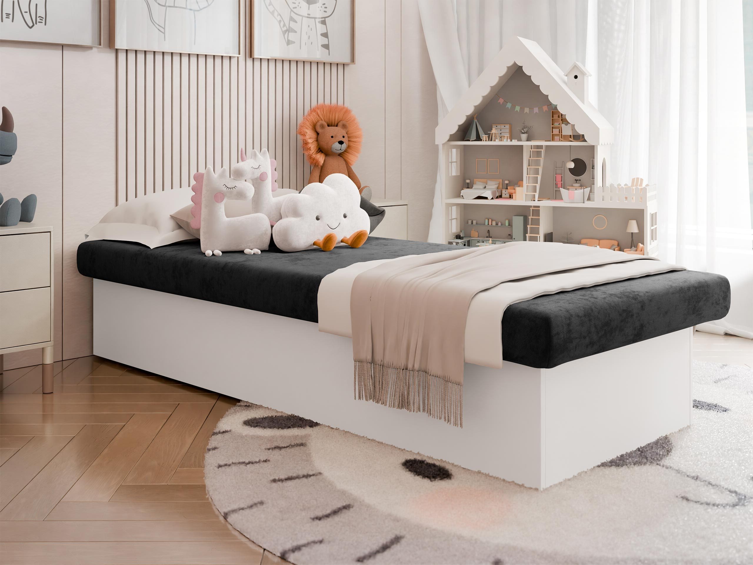 Bed Dover 100 (Suedine 24)