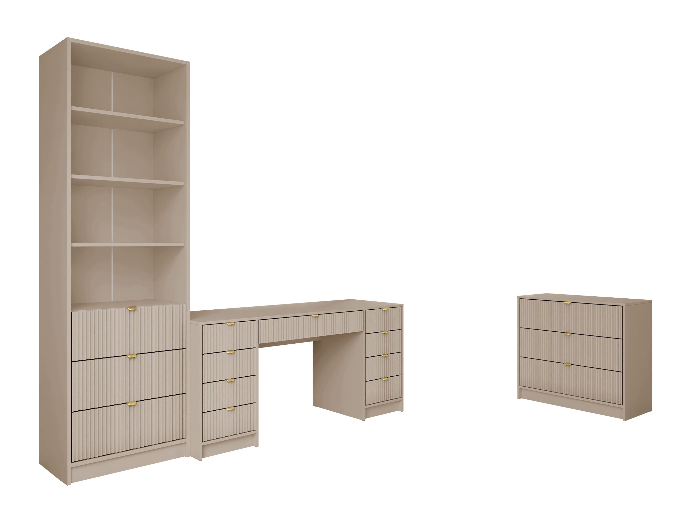 Thuiskantoorset Comfivo Papilio VI (Beige)