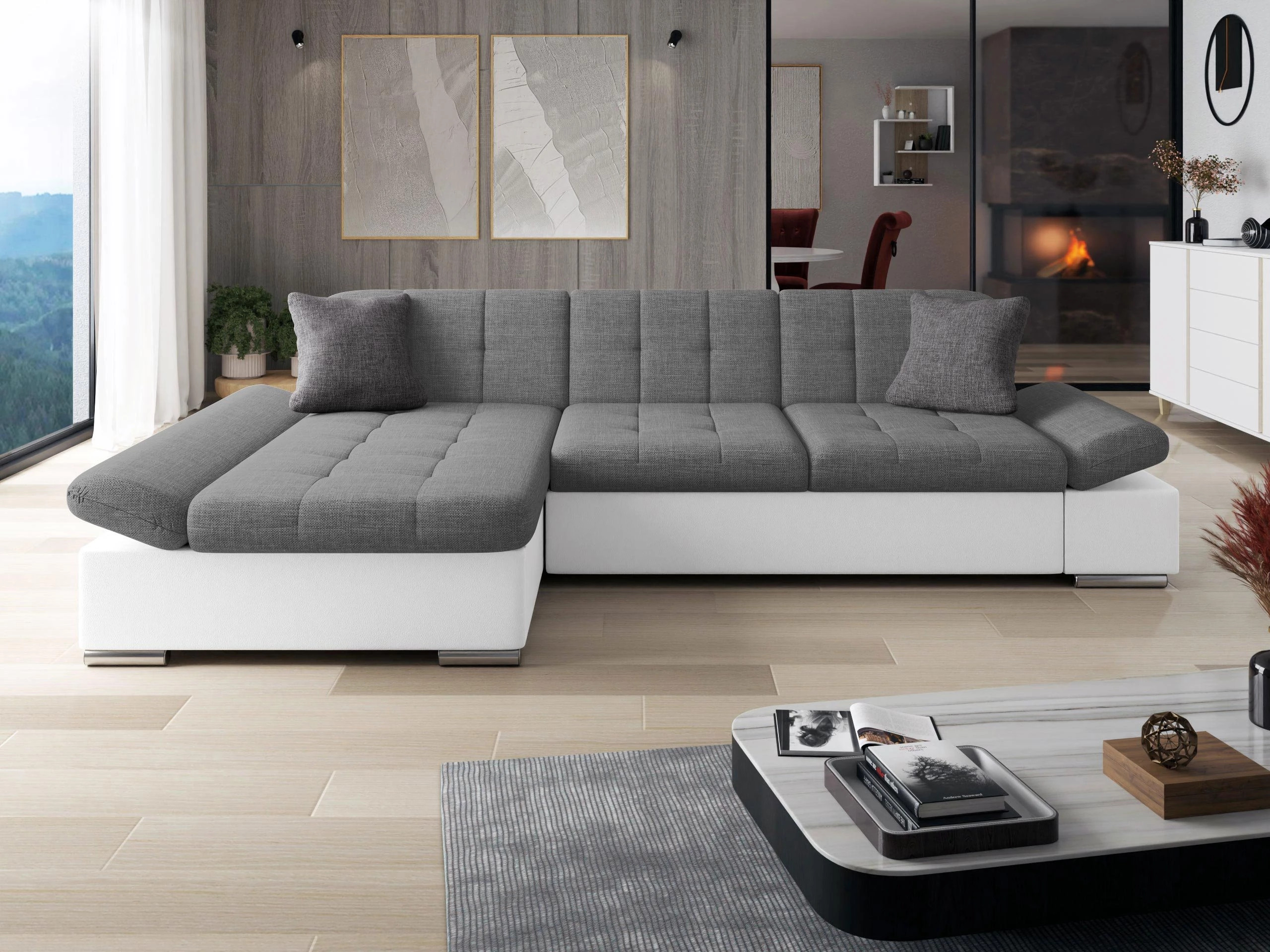 Hoekbank Comfivo Serenitas (Soft 017 + Lux 05 + Lux 06)