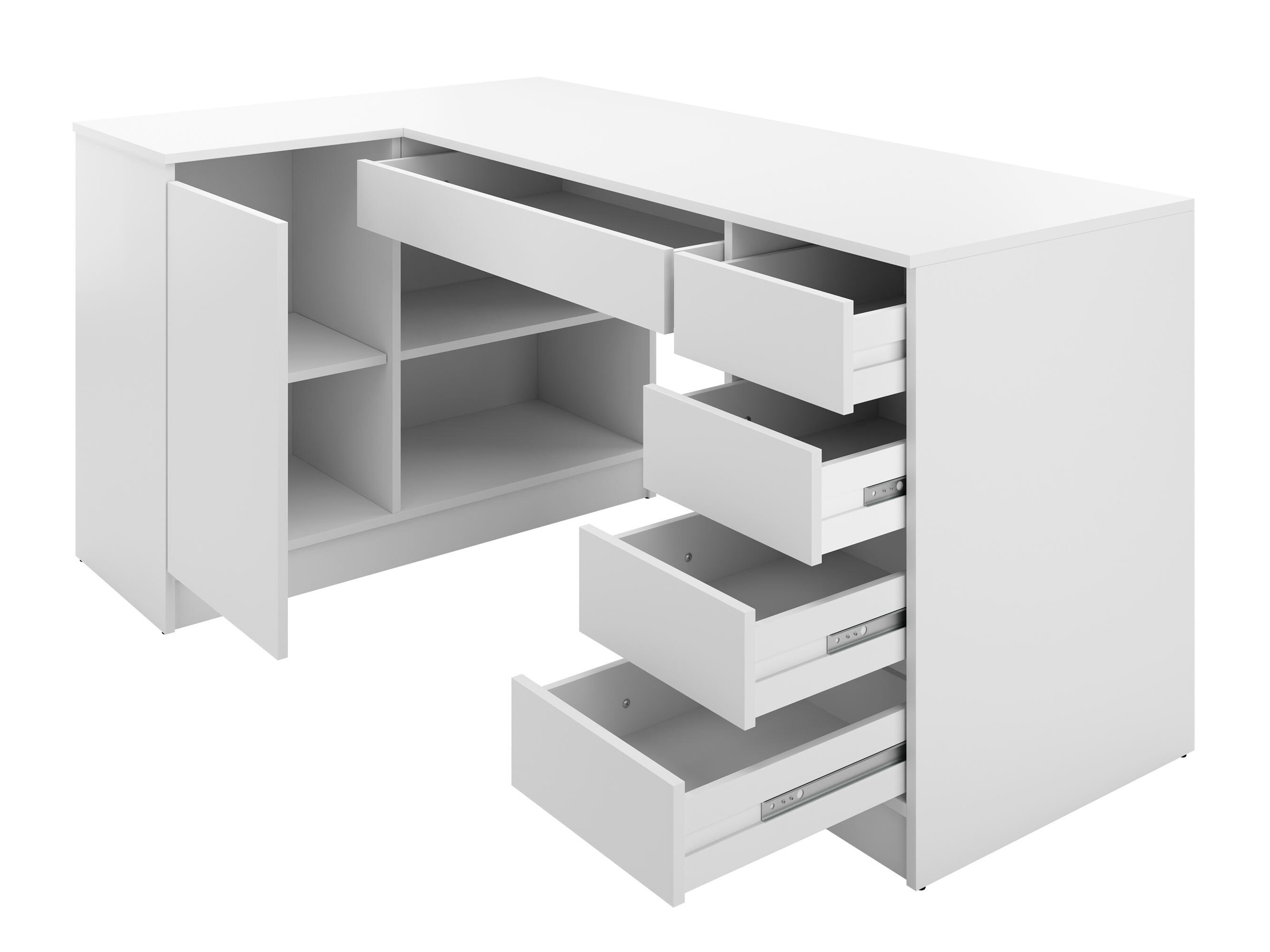 Hoekbureau Comfivo Terros III (Zwart)