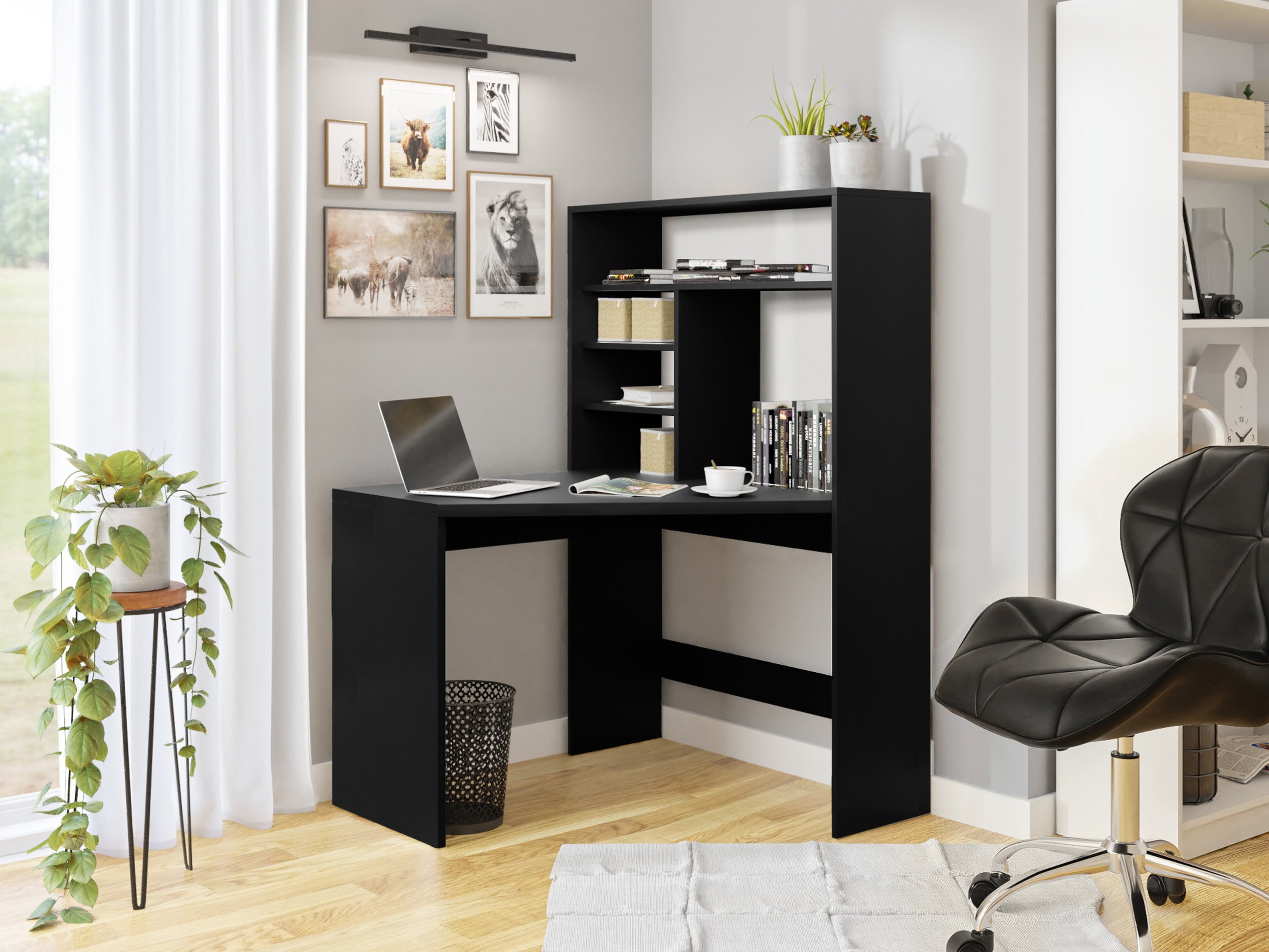 Hoekbureau Claral (Zwart)