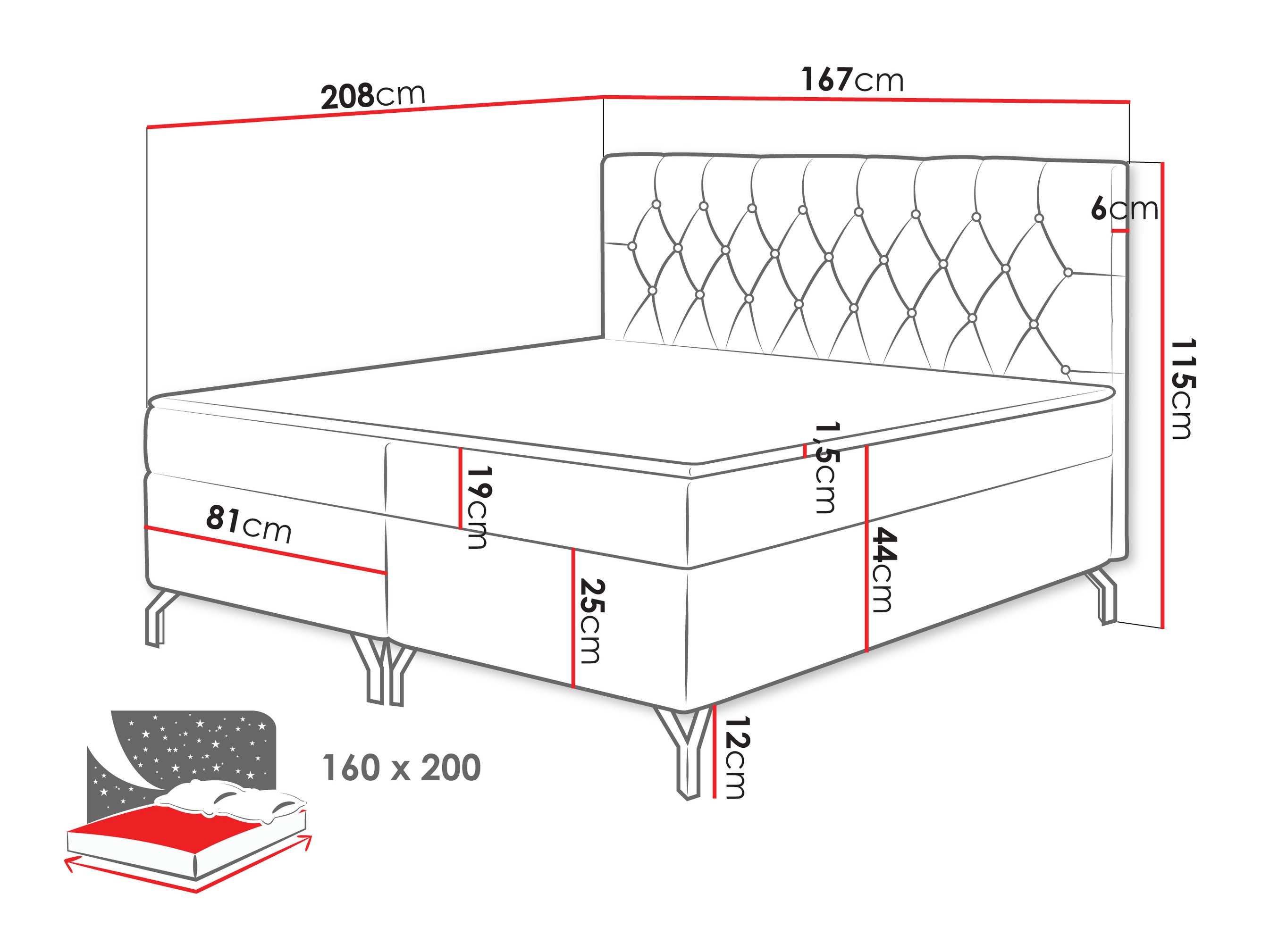 Boxspring Focus (Fresh 01)