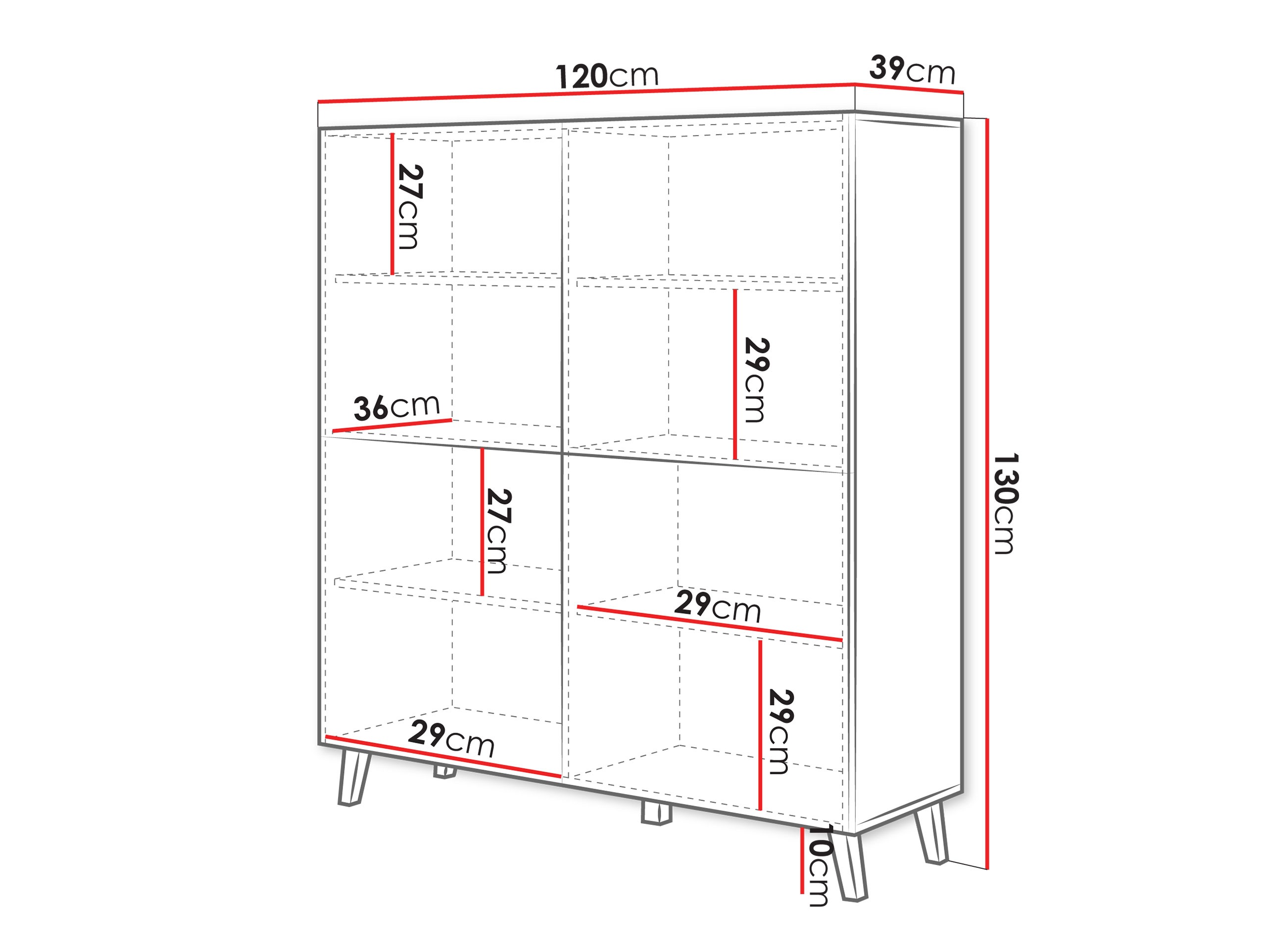 Dressoir Levtive 100 (Grafiet)