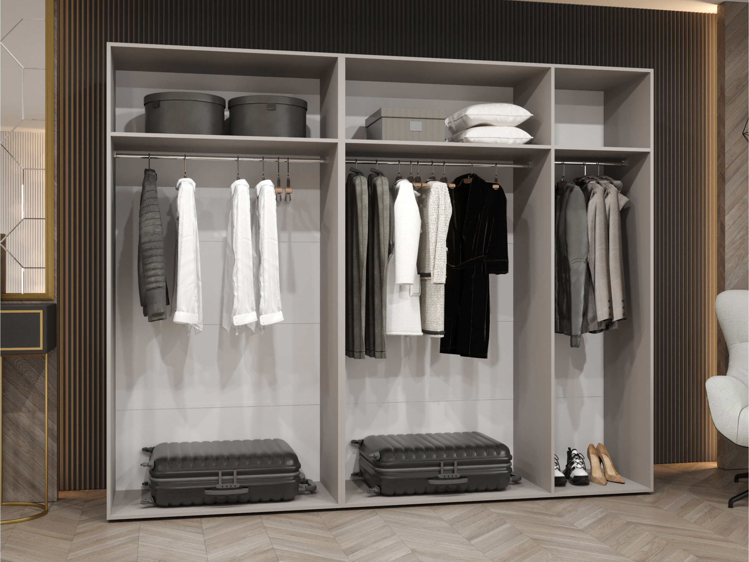 Kledingkast Hartford 626 (Wit)