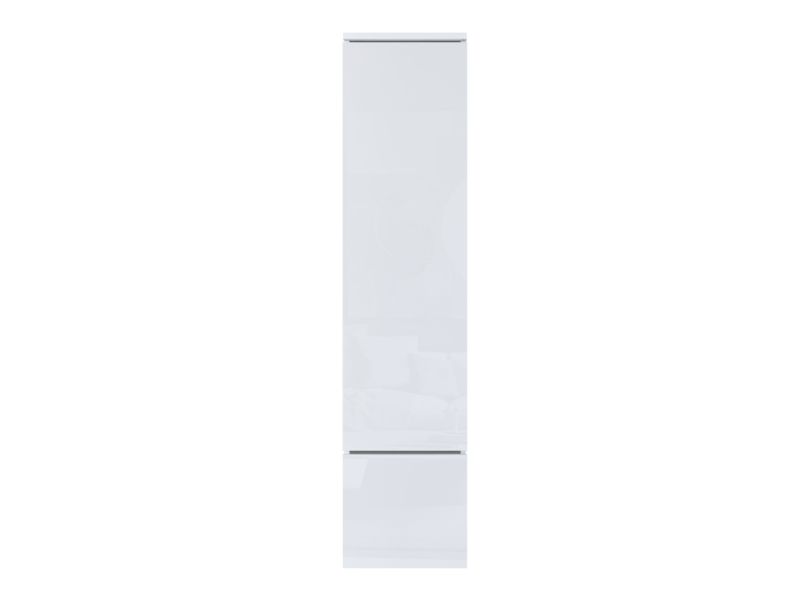 Boekenkast Mirfivo 108 (Wit + Glanzend wit)