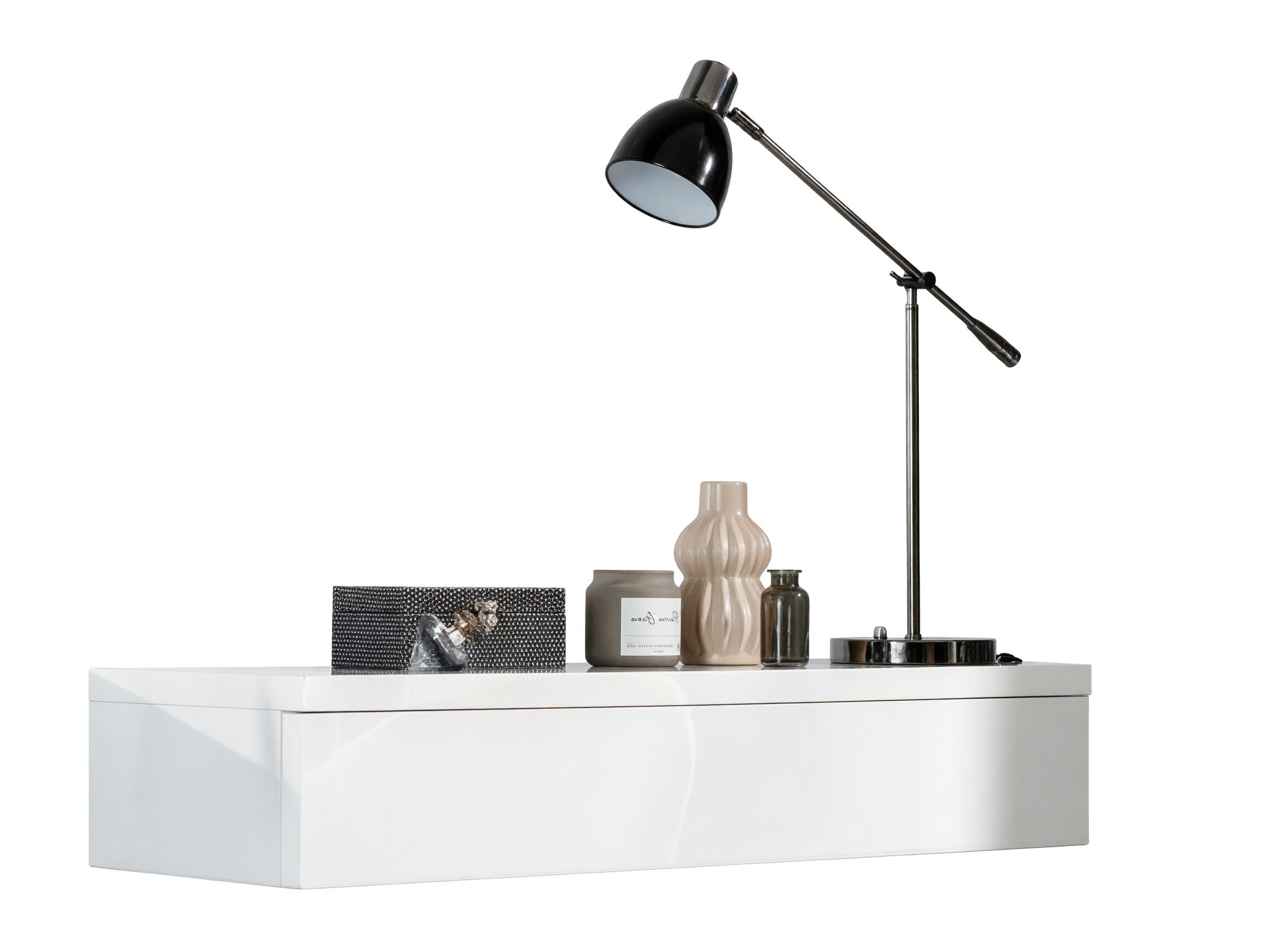 Kaptafel Delpher (Wit + Glanzend wit)