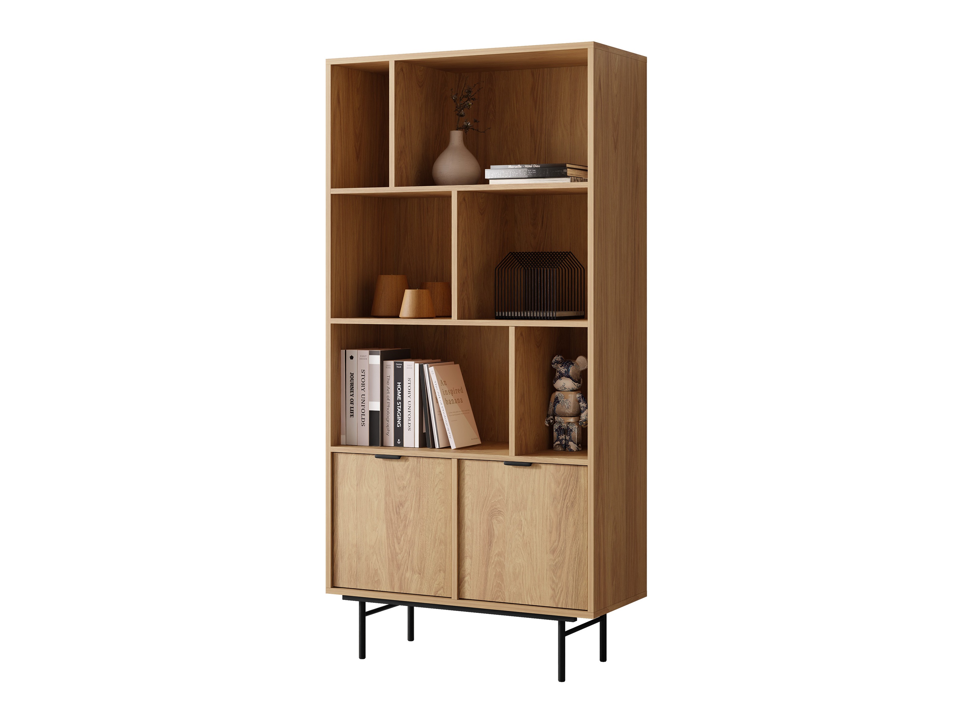 Boekenkast Floelbe 103 (Eiken)