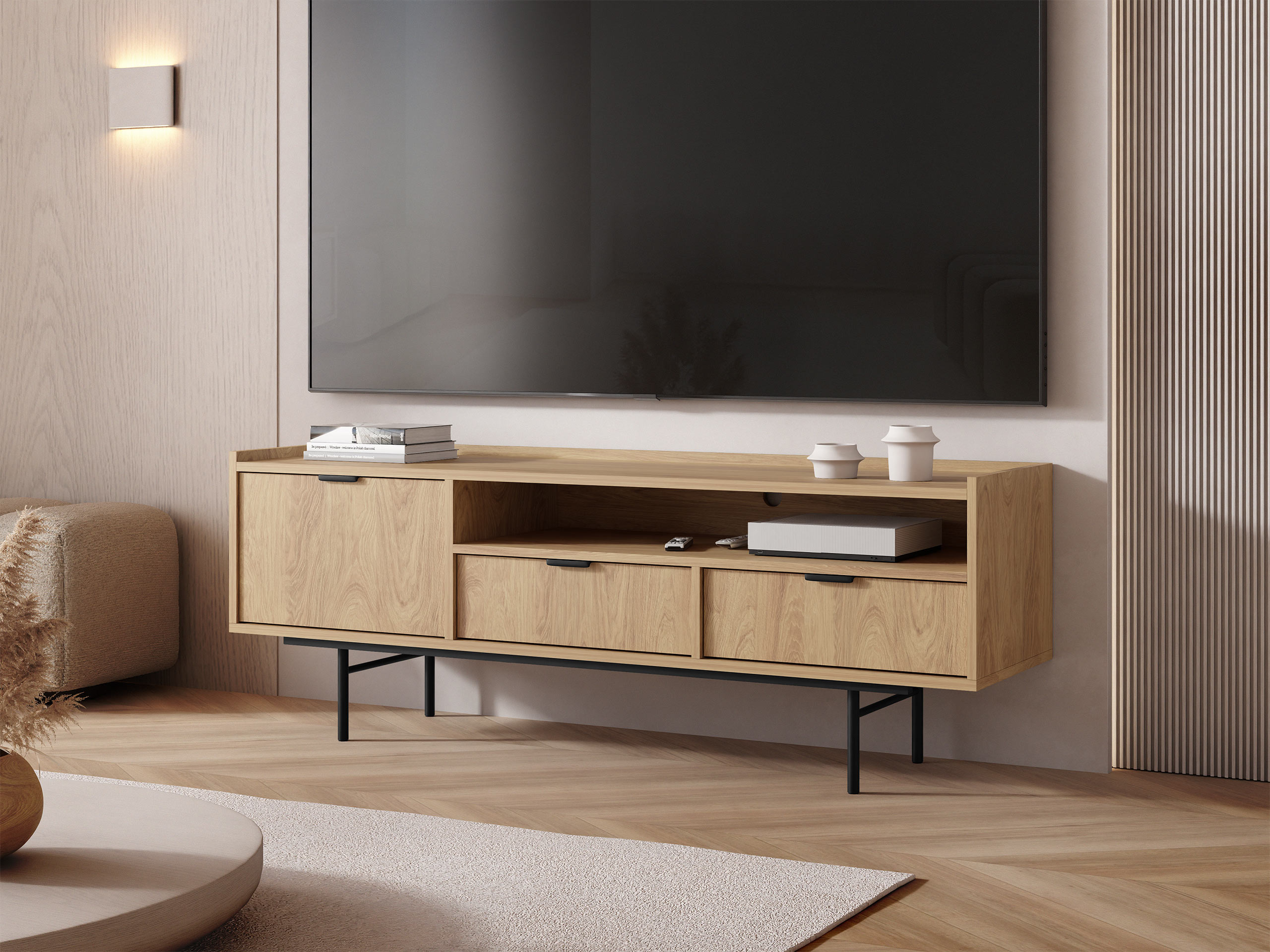 TV-meubel Floelbe 104 (Eiken)