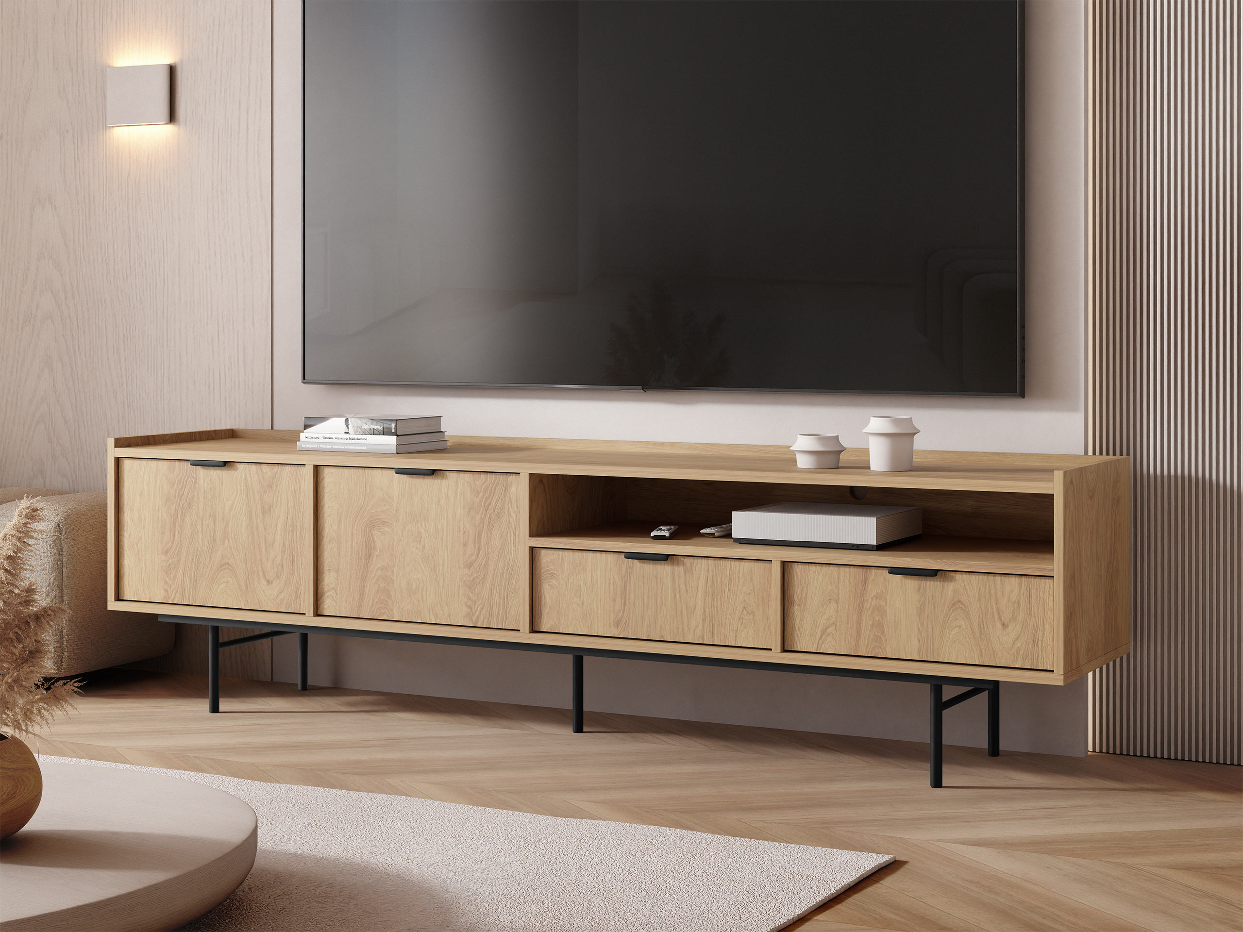 TV-meubel Floelbe 105 (Eiken)