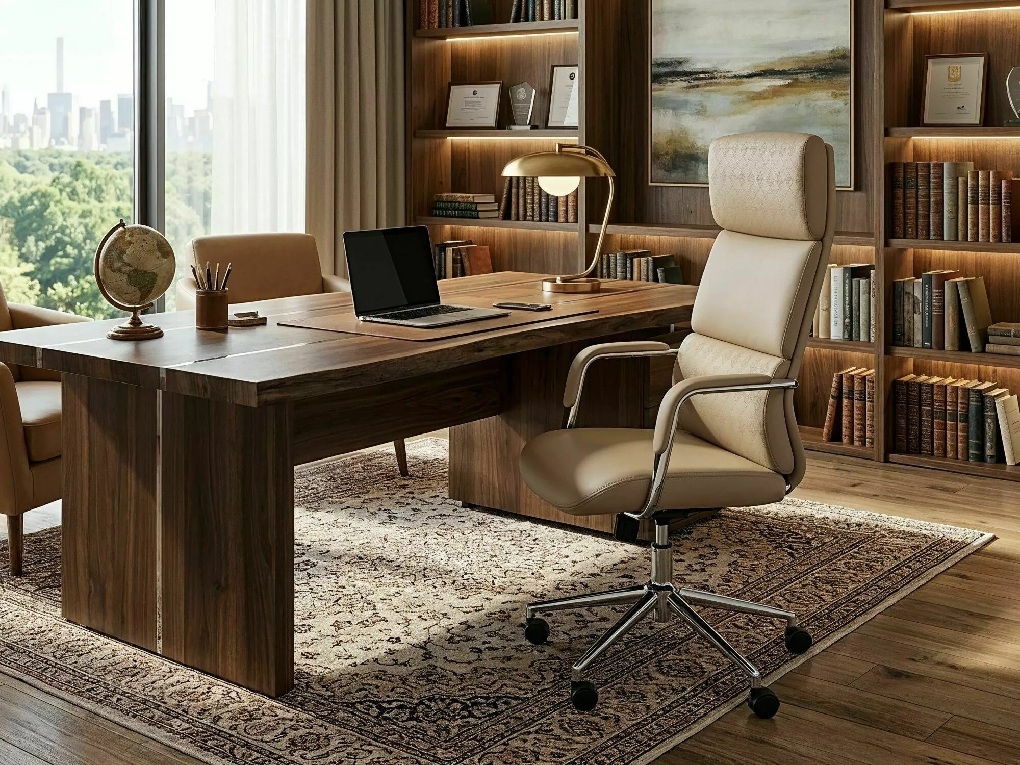 Bureaustoel Detroit 950 (Beige)